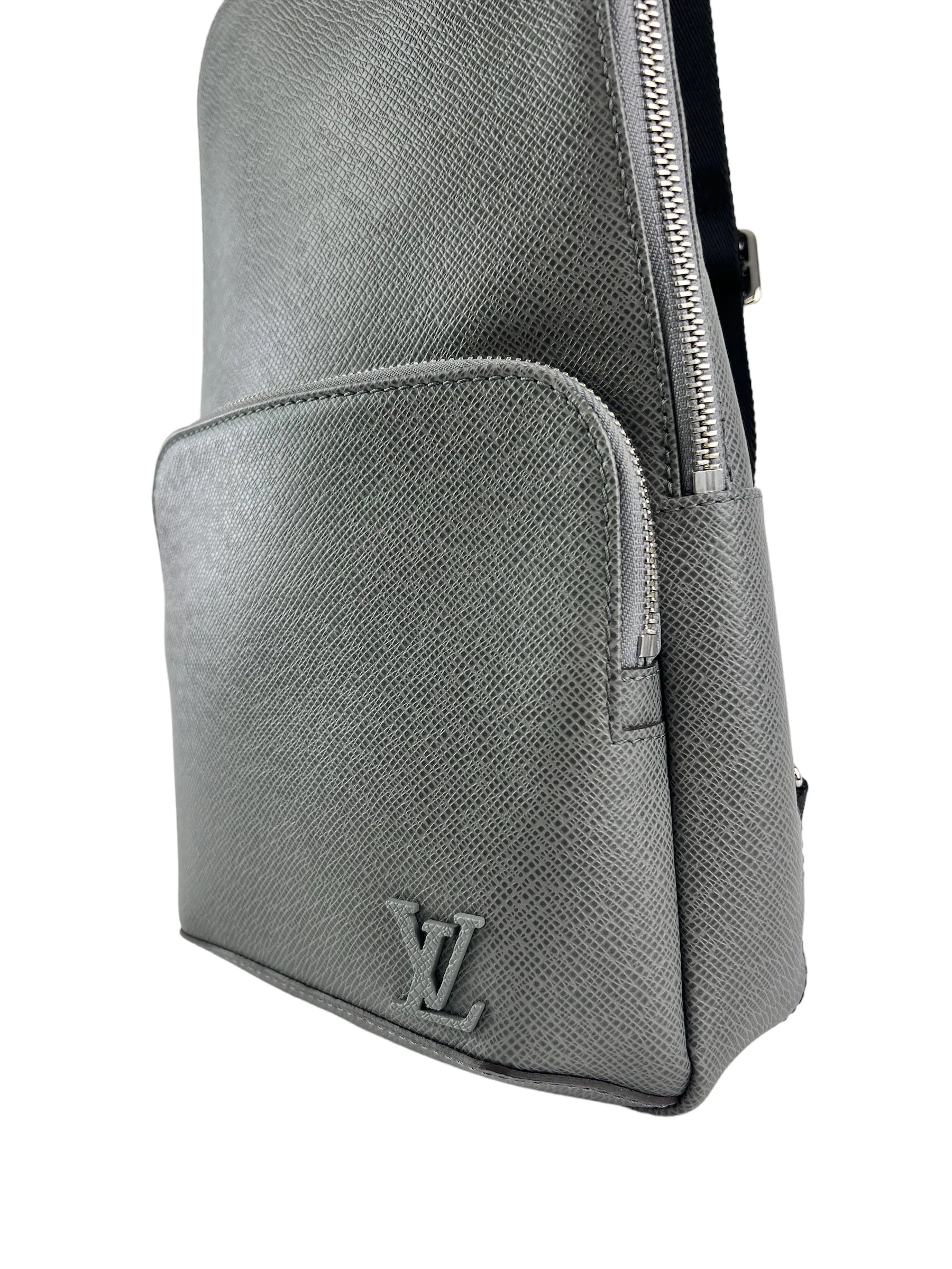 Louis Vuitton Grey Taiga Leather ??Avenue Sling?? Backpack