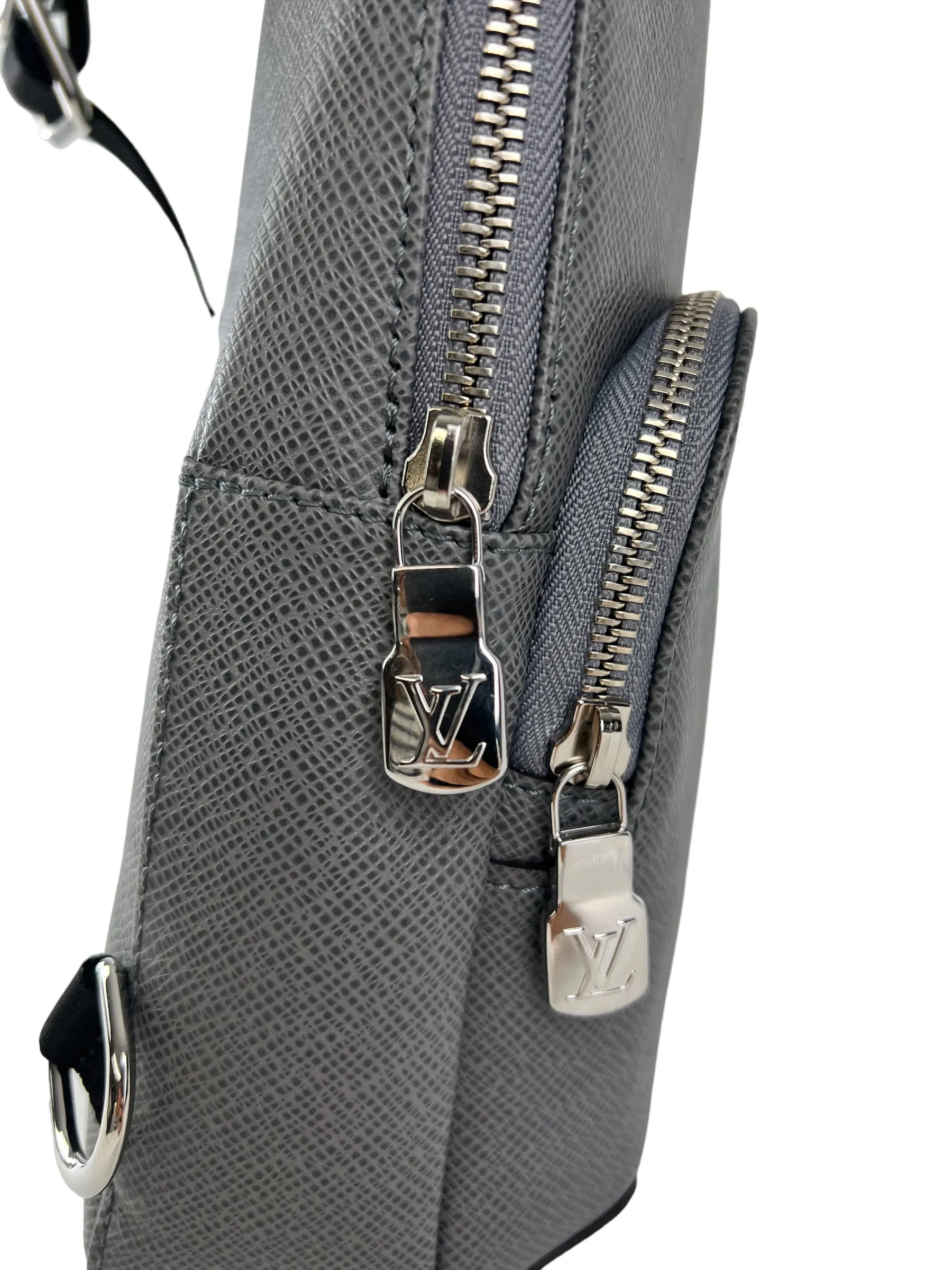 Louis Vuitton Grey Taiga Leather ??Avenue Sling?? Backpack