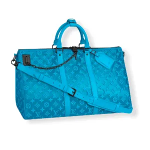 Louis Vuitton Keepall Triangle Badouli??re 50 Blue