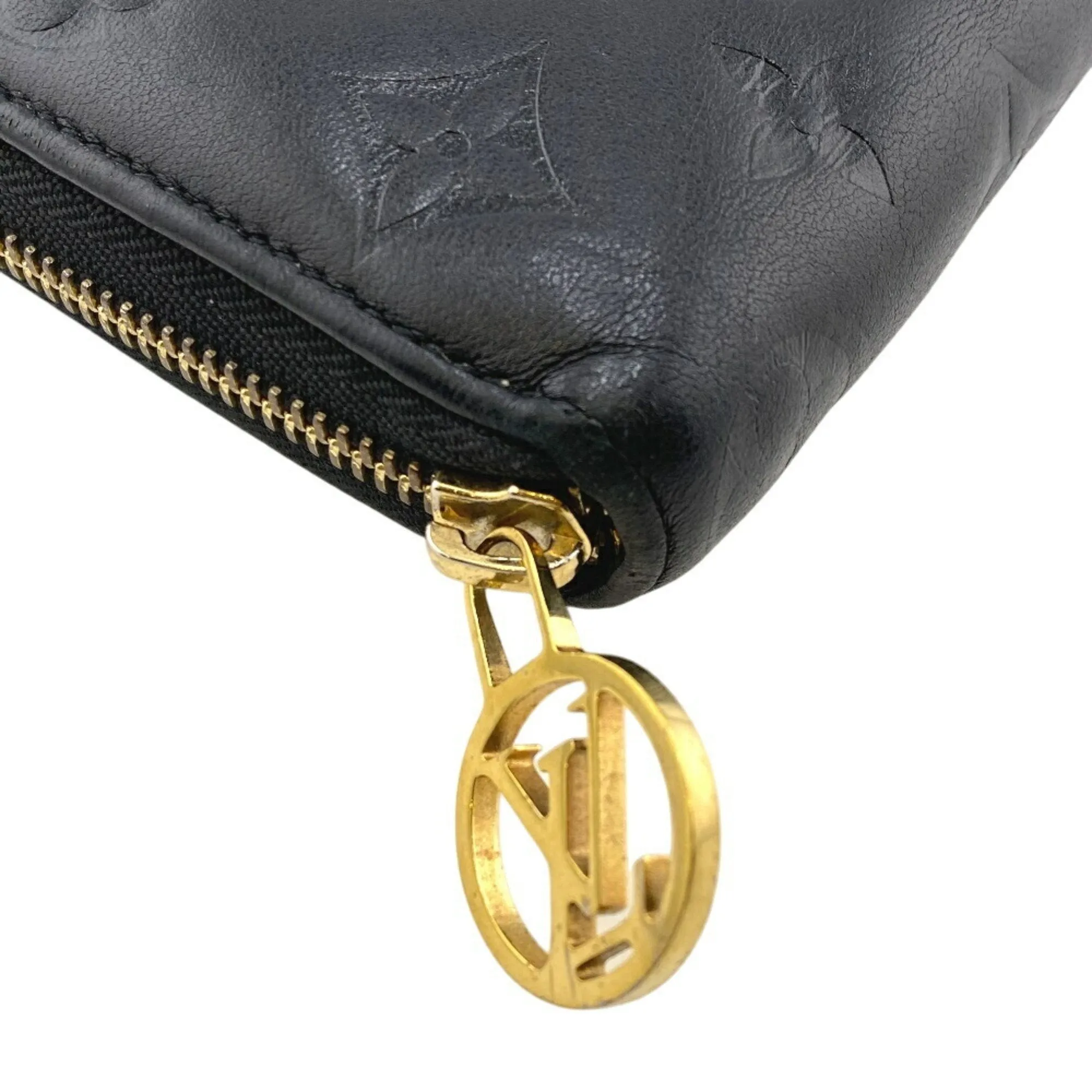 Louis Vuitton Leather Long Wallet (Bi-Fold) (Pre-Owned)