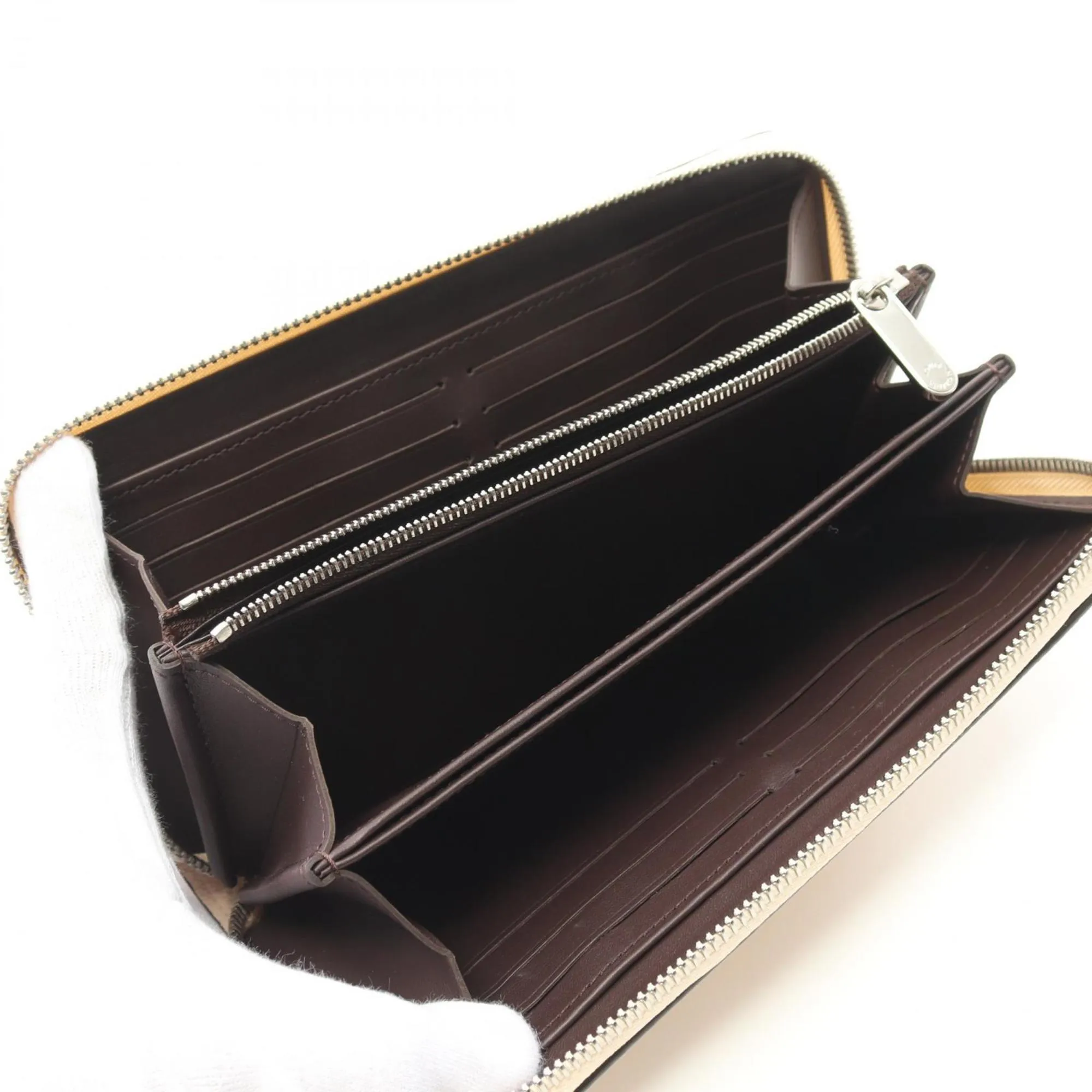 Louis Vuitton Leather Long Wallet (Bi-Fold) (Pre-Owned)