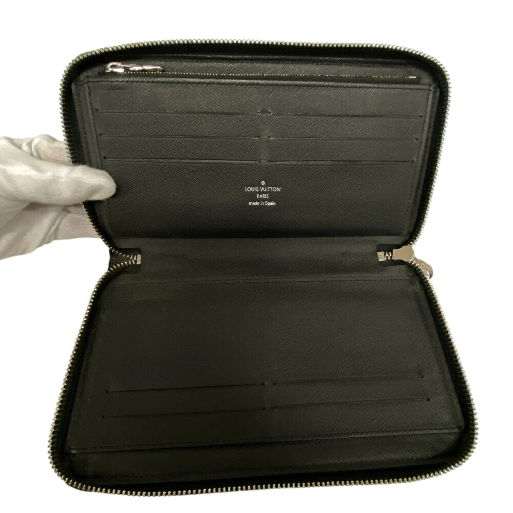 Louis Vuitton Leather Long Wallet (Bi-Fold) (Pre-Owned)