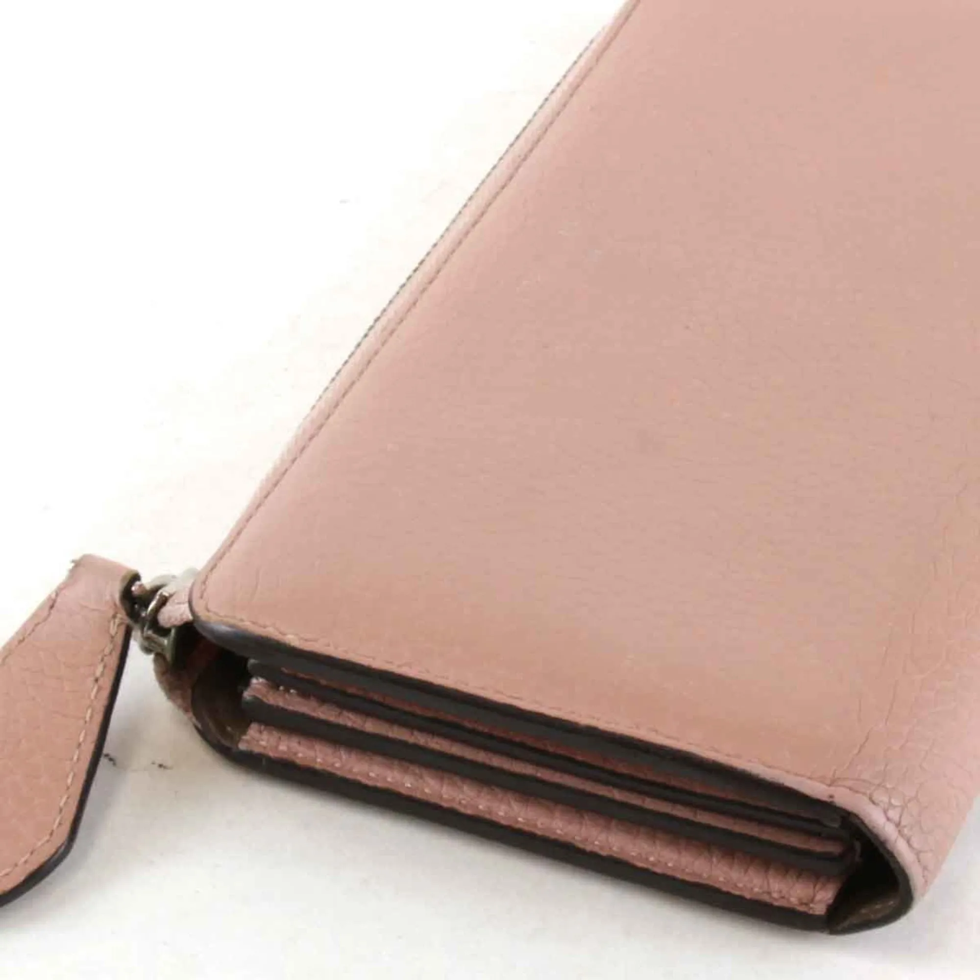 Louis Vuitton Leather Long Wallet (Bi-Fold) (Pre-Owned)