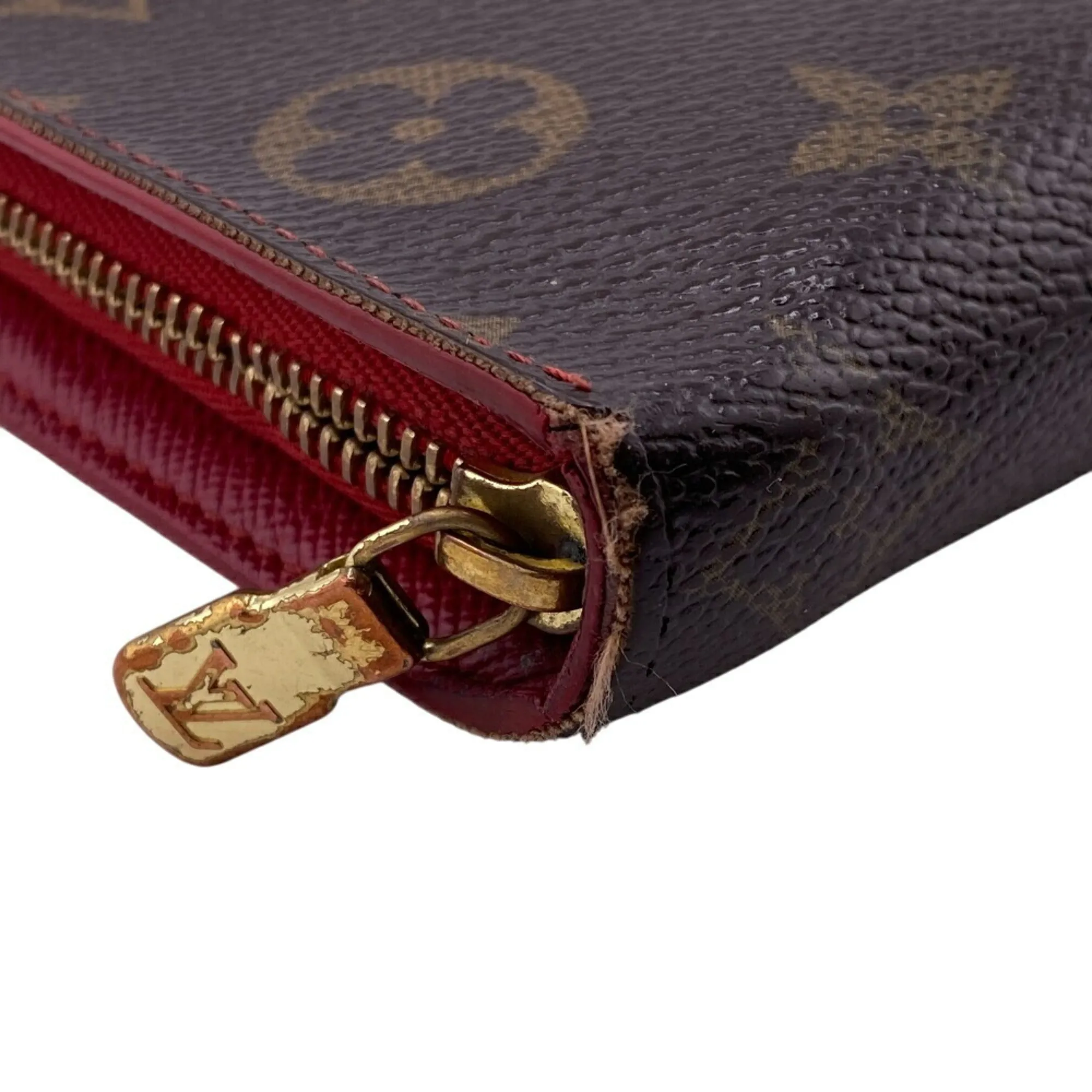 Louis Vuitton Leather Long Wallet (Bi-Fold) (Pre-Owned)