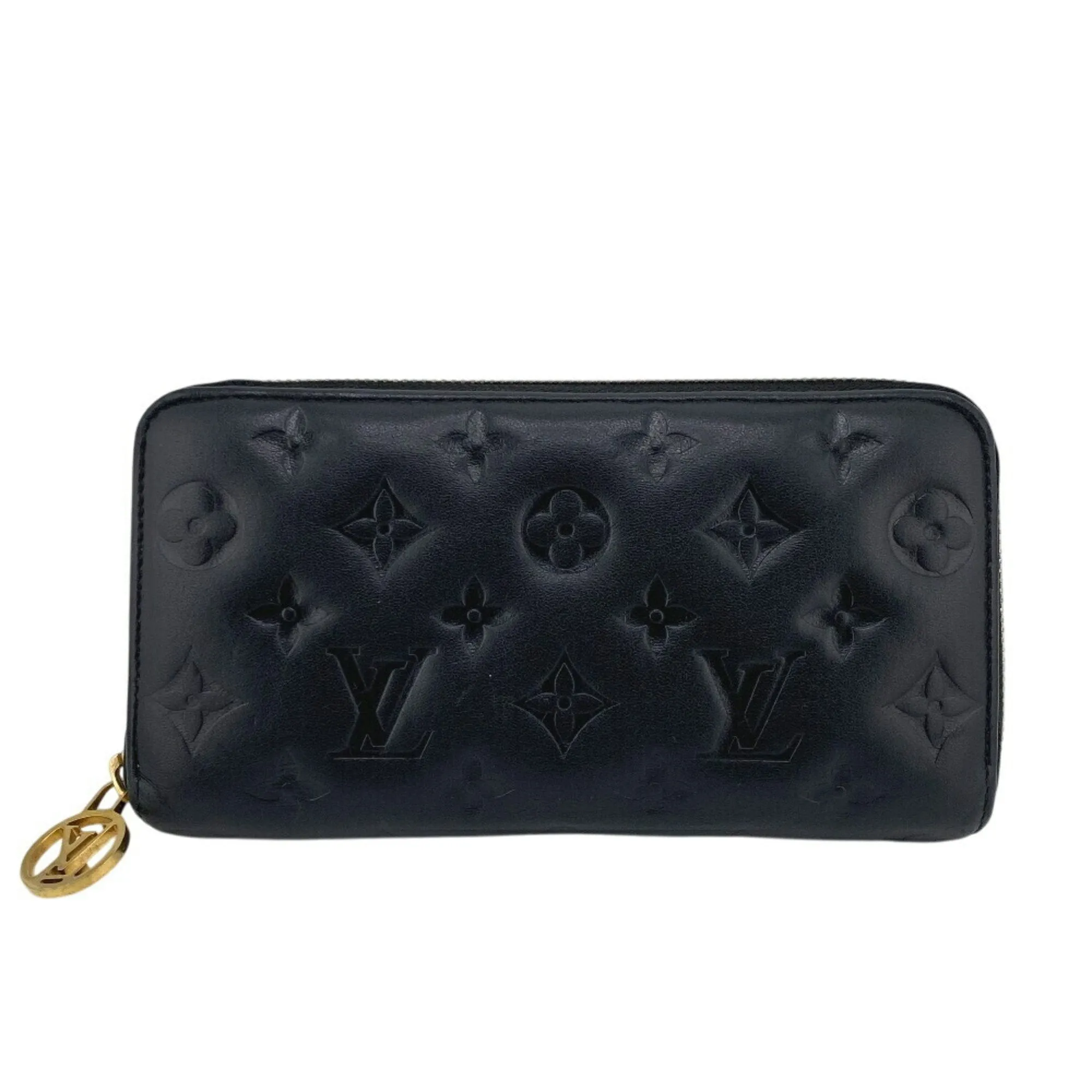 Louis Vuitton Leather Long Wallet (Bi-Fold) (Pre-Owned)