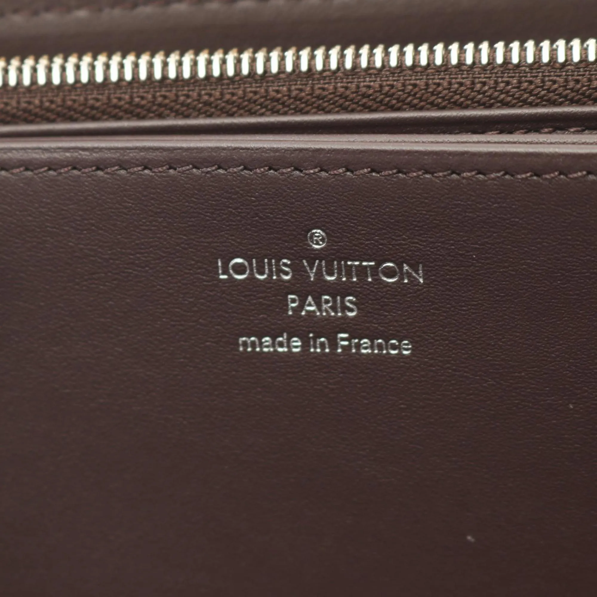 Louis Vuitton Leather Long Wallet (Bi-Fold) (Pre-Owned)