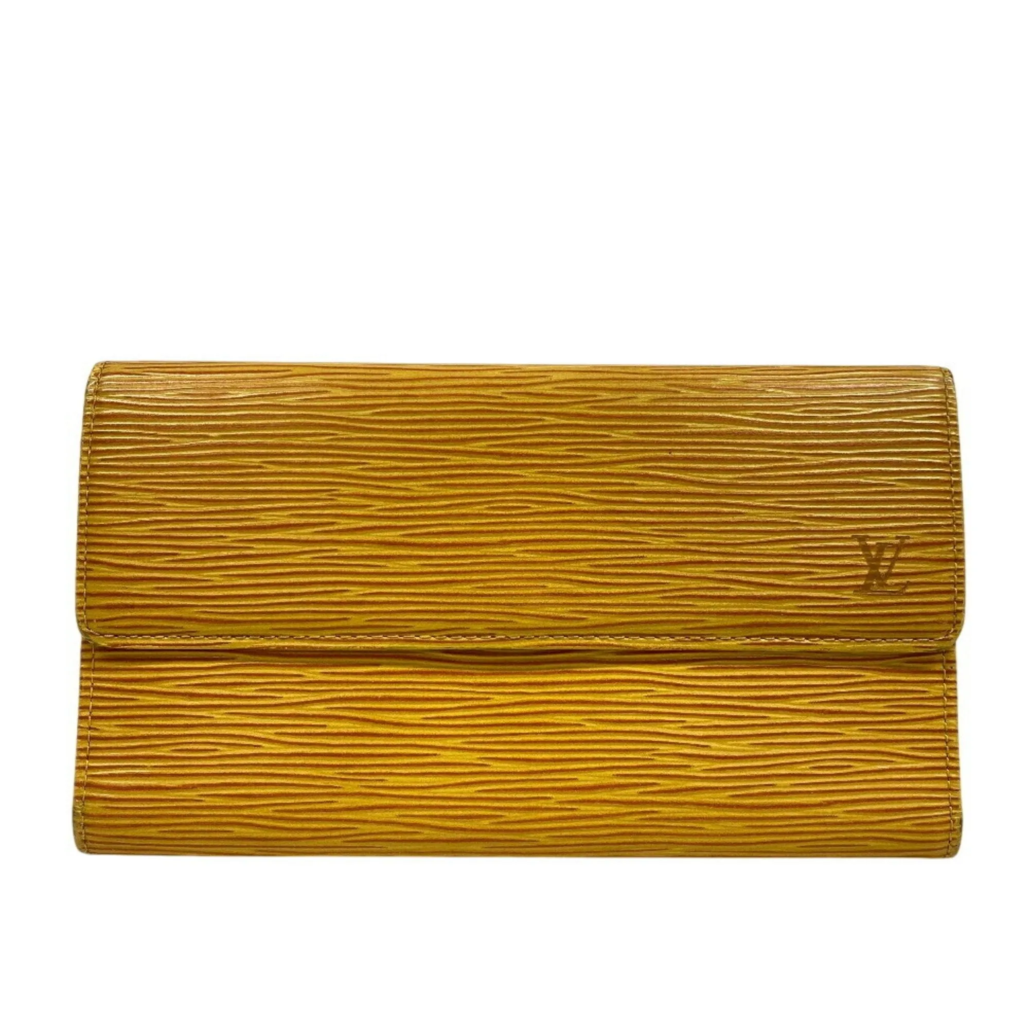 Louis Vuitton Leather Long Wallet (Bi-Fold) (Pre-Owned)