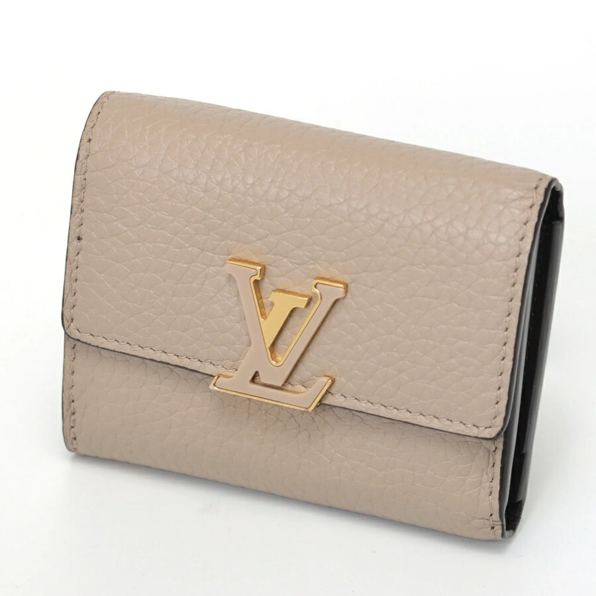 Louis Vuitton Leather Wallet (Tri-Fold) (Pre-Owned)