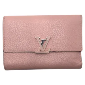 Louis Vuitton Leather Wallet (Tri-Fold) (Pre-Owned)