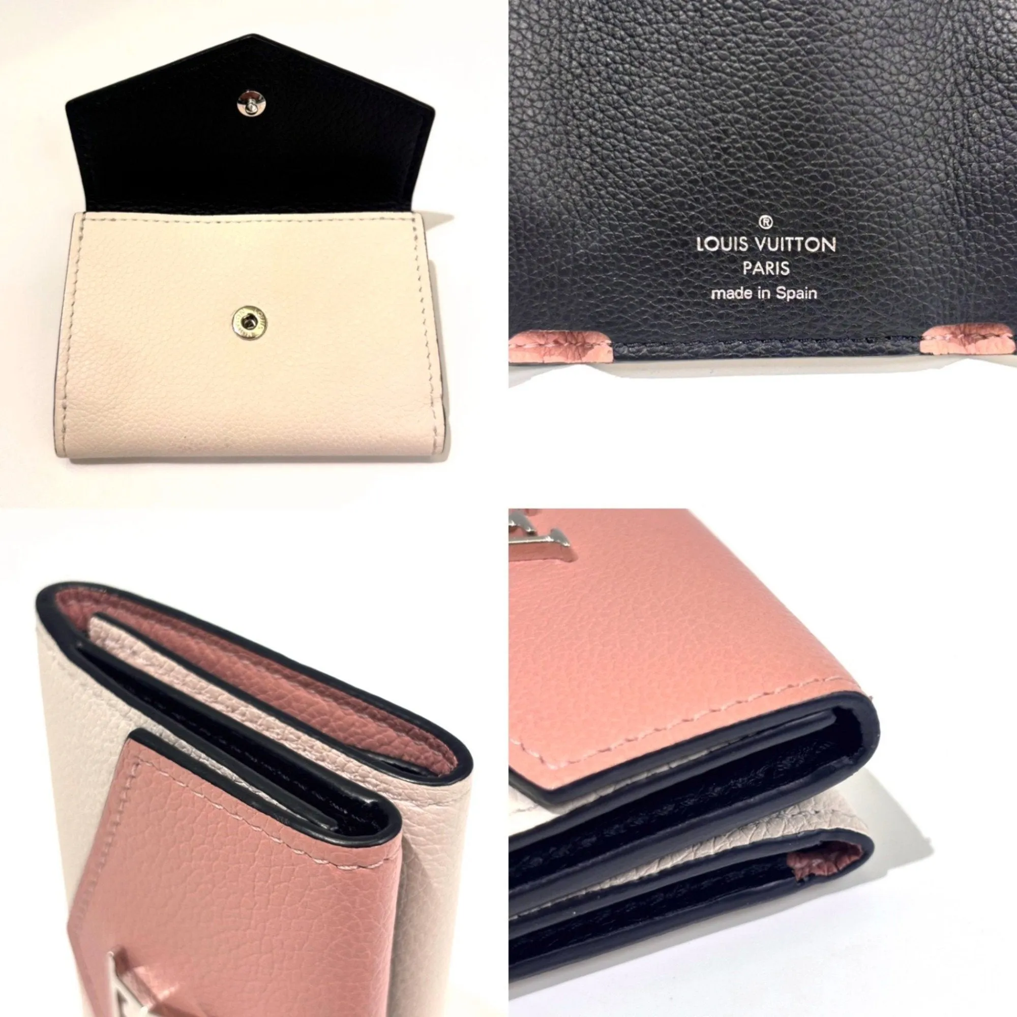 Louis Vuitton Leather Wallet (Tri-Fold) (Pre-Owned)