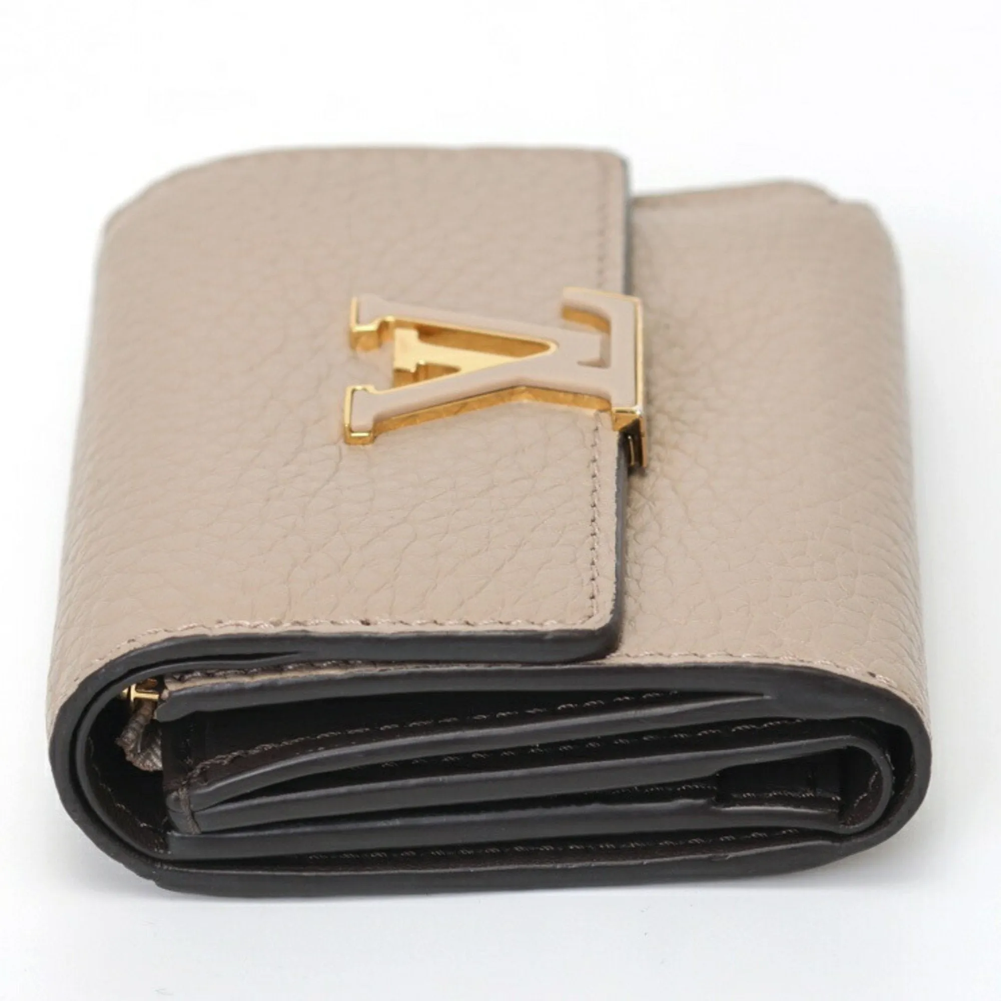 Louis Vuitton Leather Wallet (Tri-Fold) (Pre-Owned)