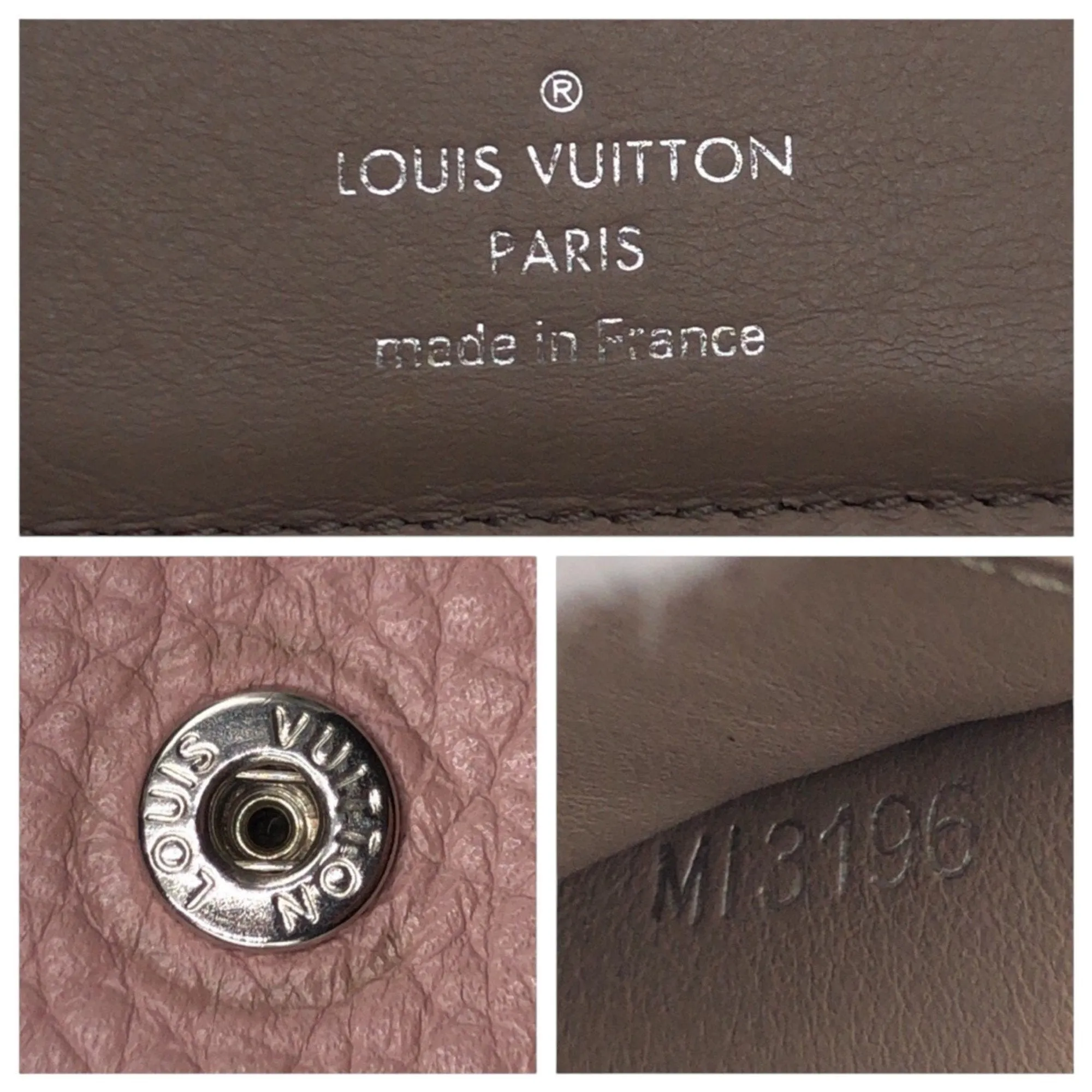Louis Vuitton Leather Wallet (Tri-Fold) (Pre-Owned)