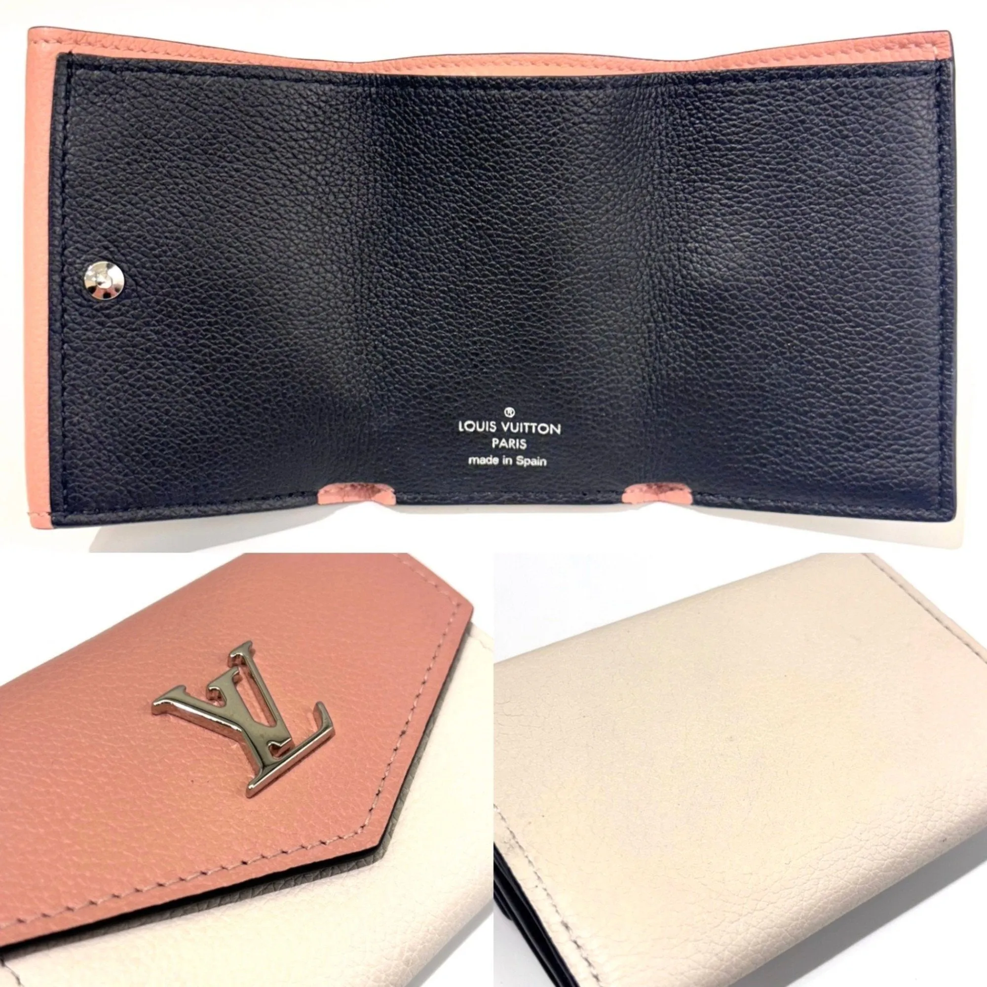 Louis Vuitton Leather Wallet (Tri-Fold) (Pre-Owned)