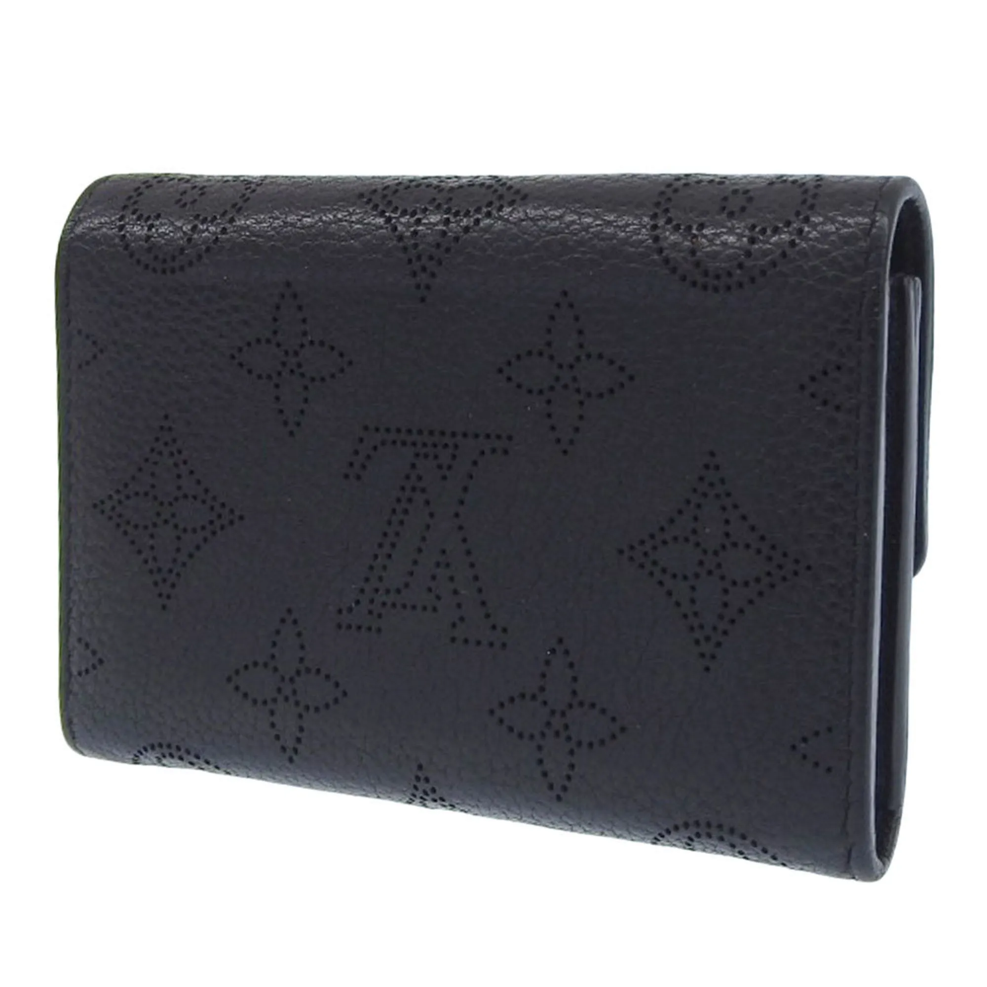 Louis Vuitton Mahina Noir Leather Coin Purse/Coin Case (Pre-Owned)