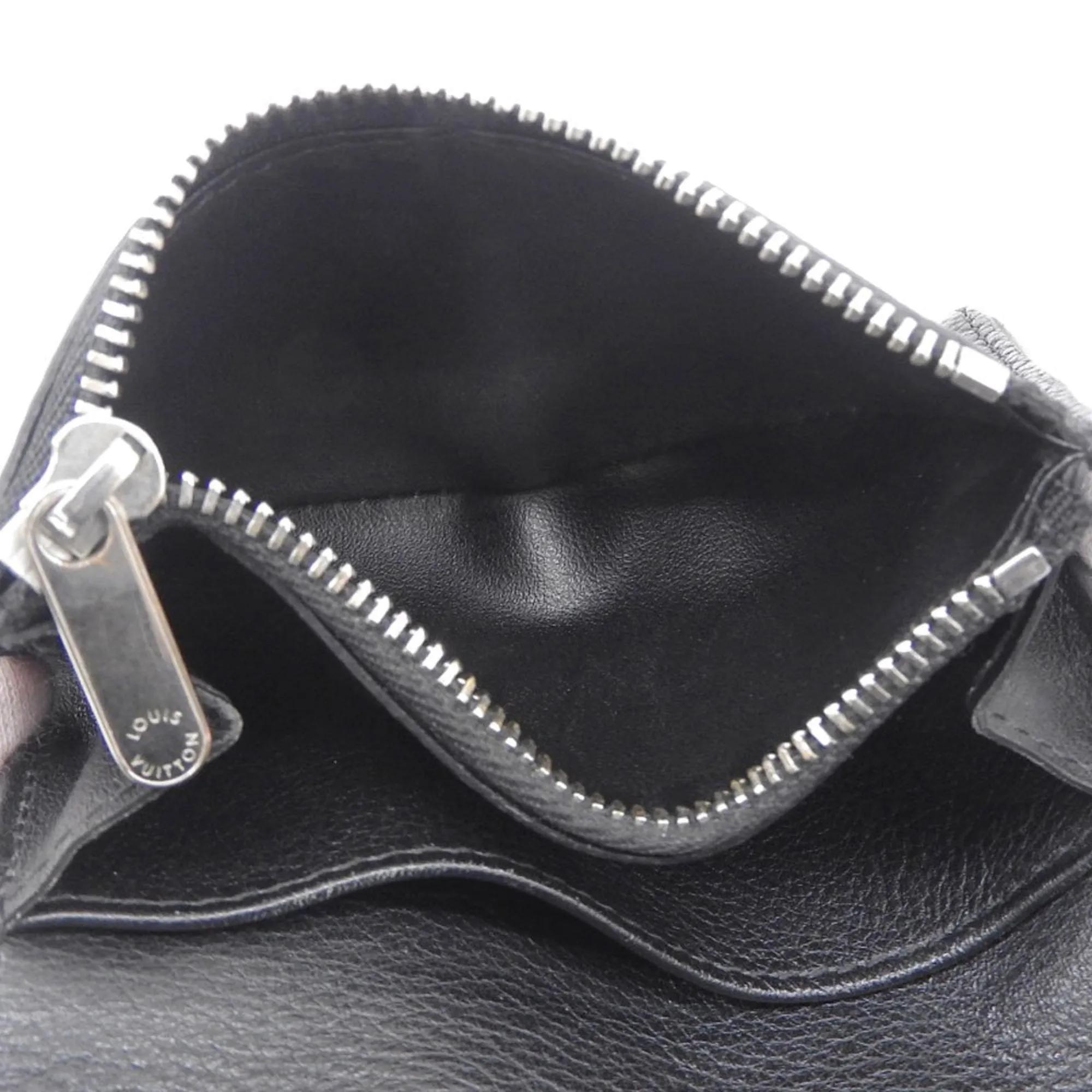Louis Vuitton Mahina Noir Leather Coin Purse/Coin Case (Pre-Owned)