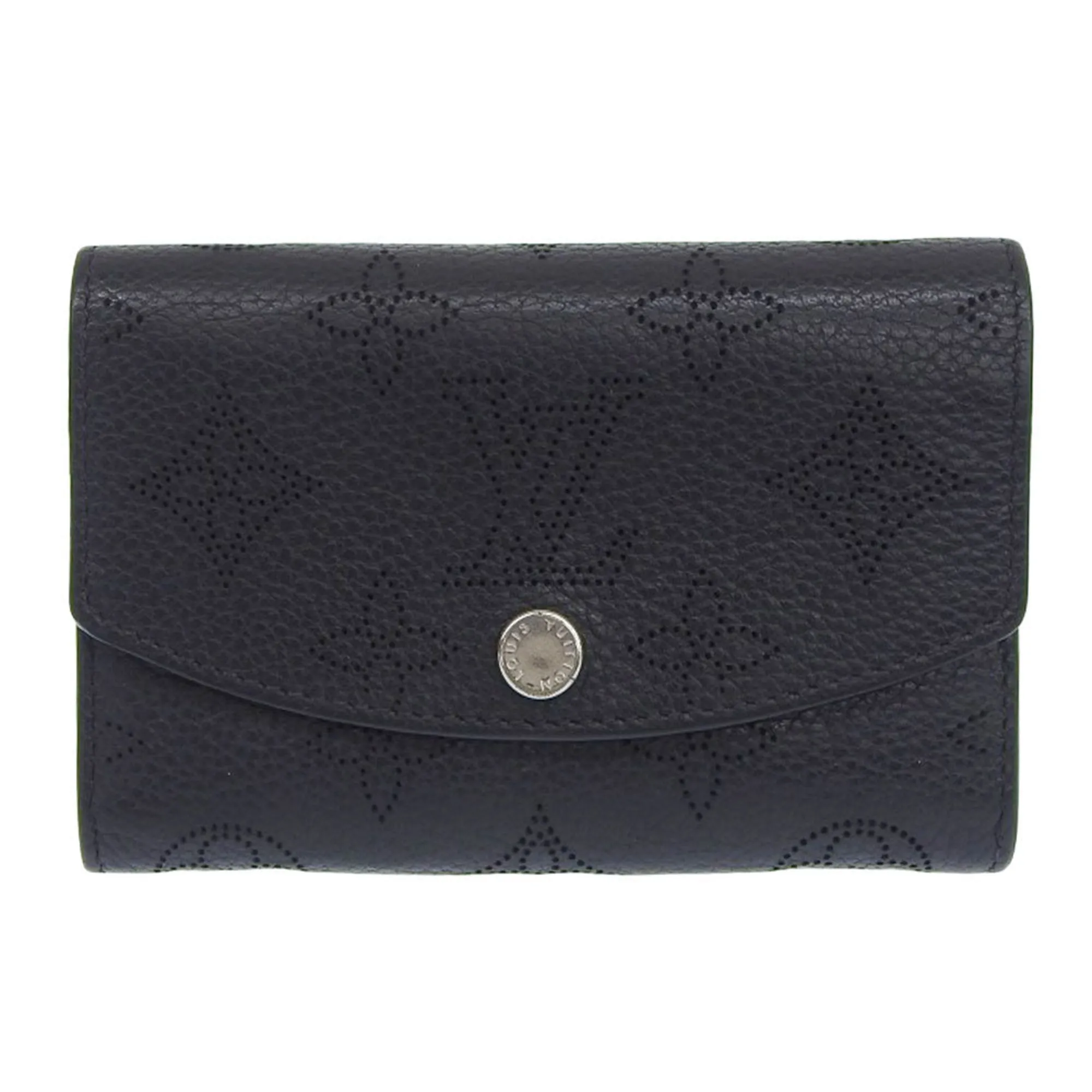Louis Vuitton Mahina Noir Leather Coin Purse/Coin Case (Pre-Owned)