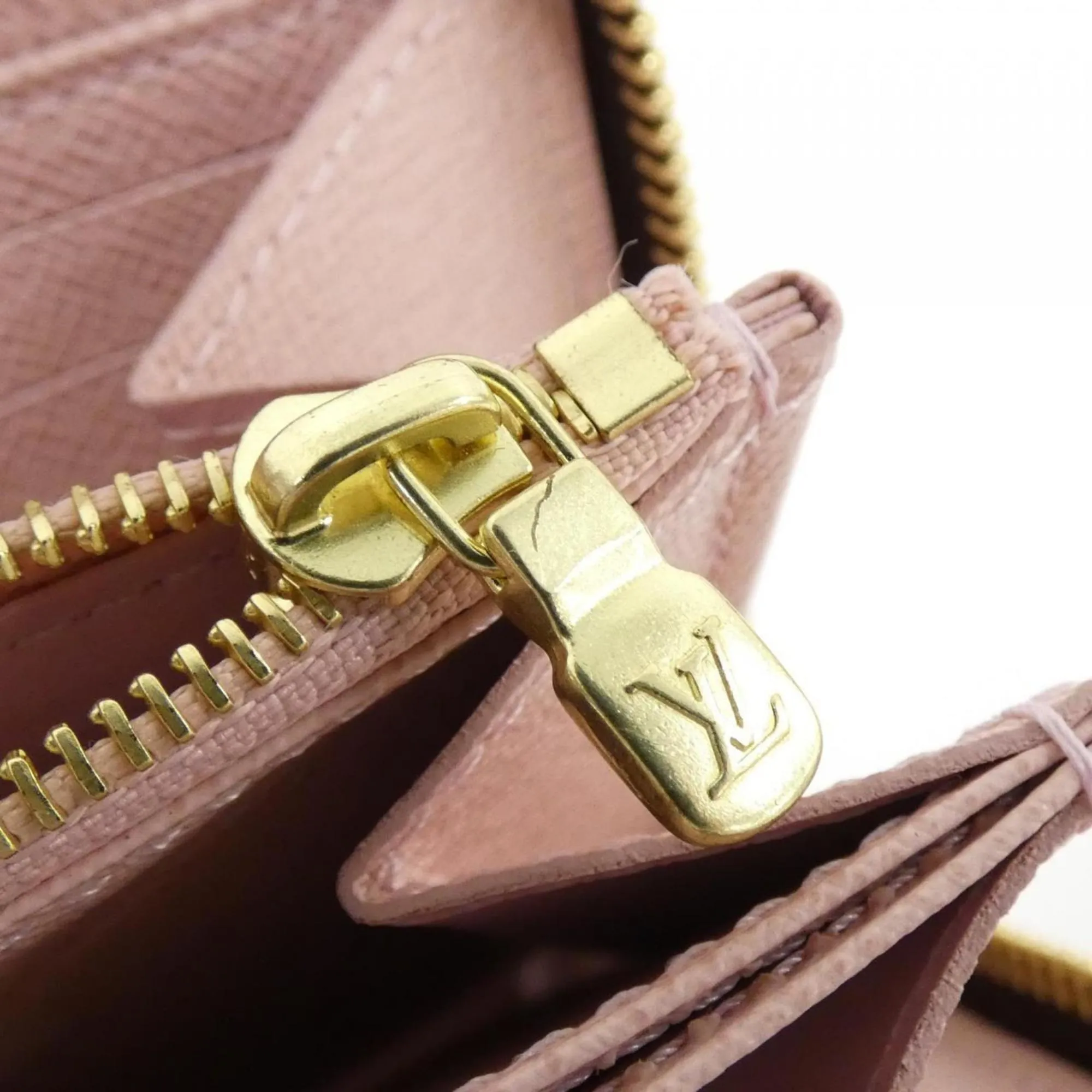 Louis Vuitton Marron Monogram Rose Ballerine Monogram Long Wallet (Bi-Fold) (Pre-Owned)