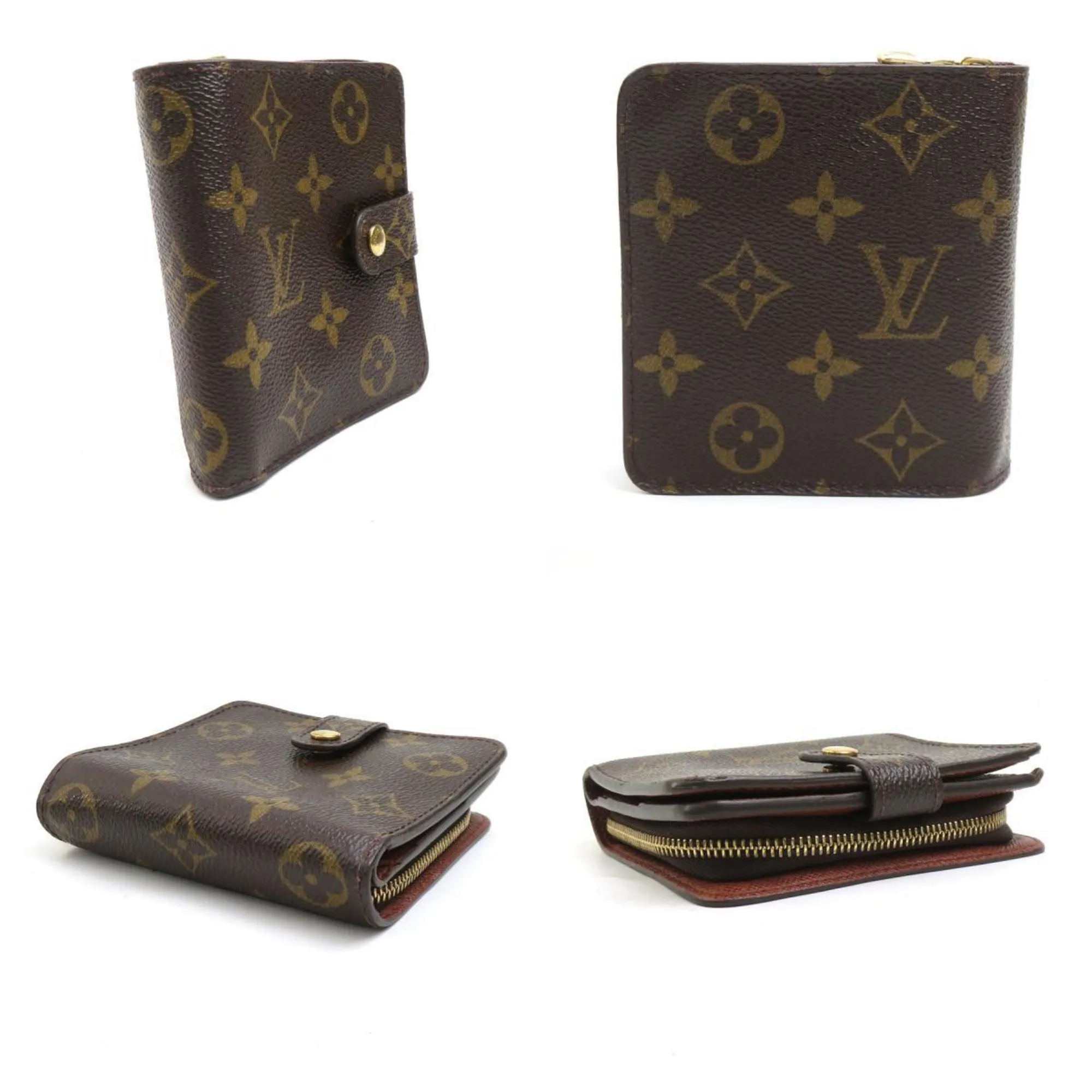 Louis Vuitton Monogram Canvas Wallet (Bi-Fold) (Pre-Owned)
