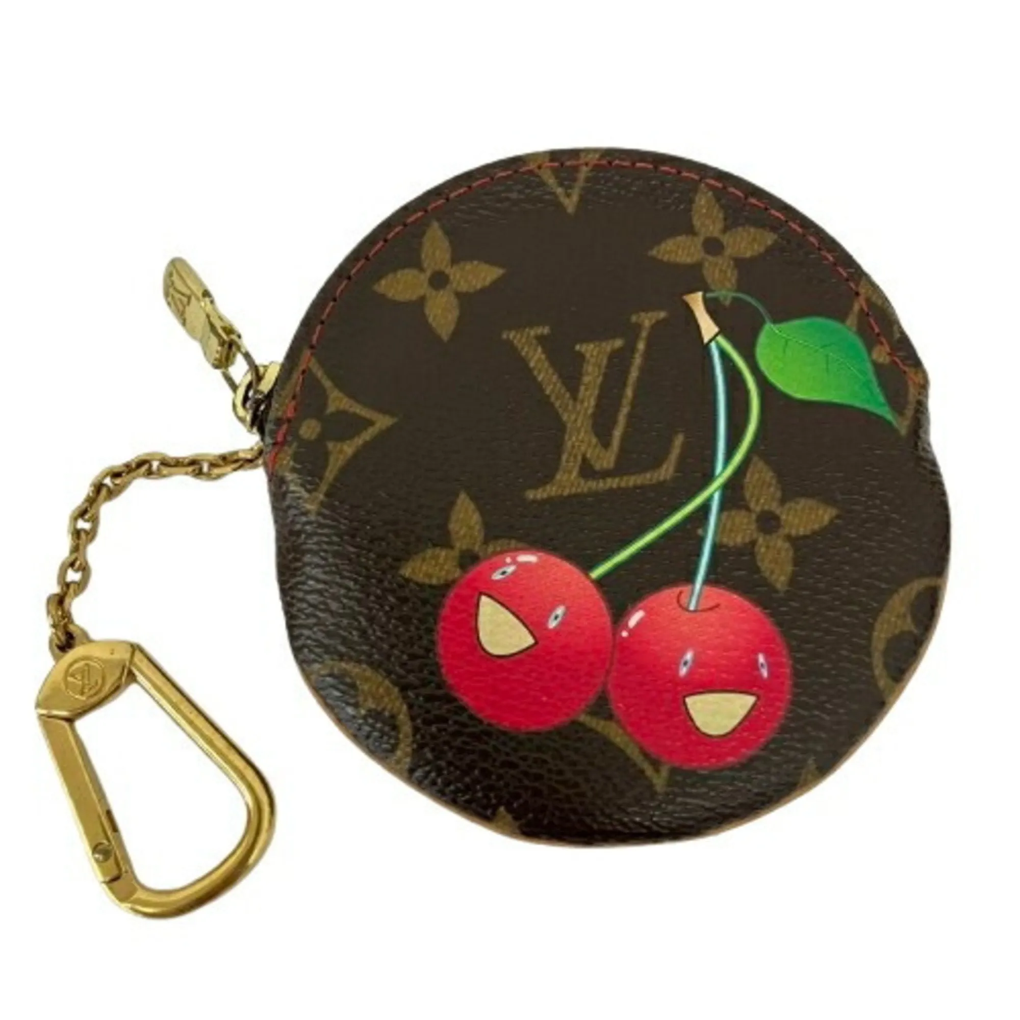 Louis Vuitton Monogram Cherry Coin Purse/Coin Case (Pre-Owned)
