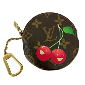Louis Vuitton Monogram Cherry Coin Purse/Coin Case (Pre-Owned)
