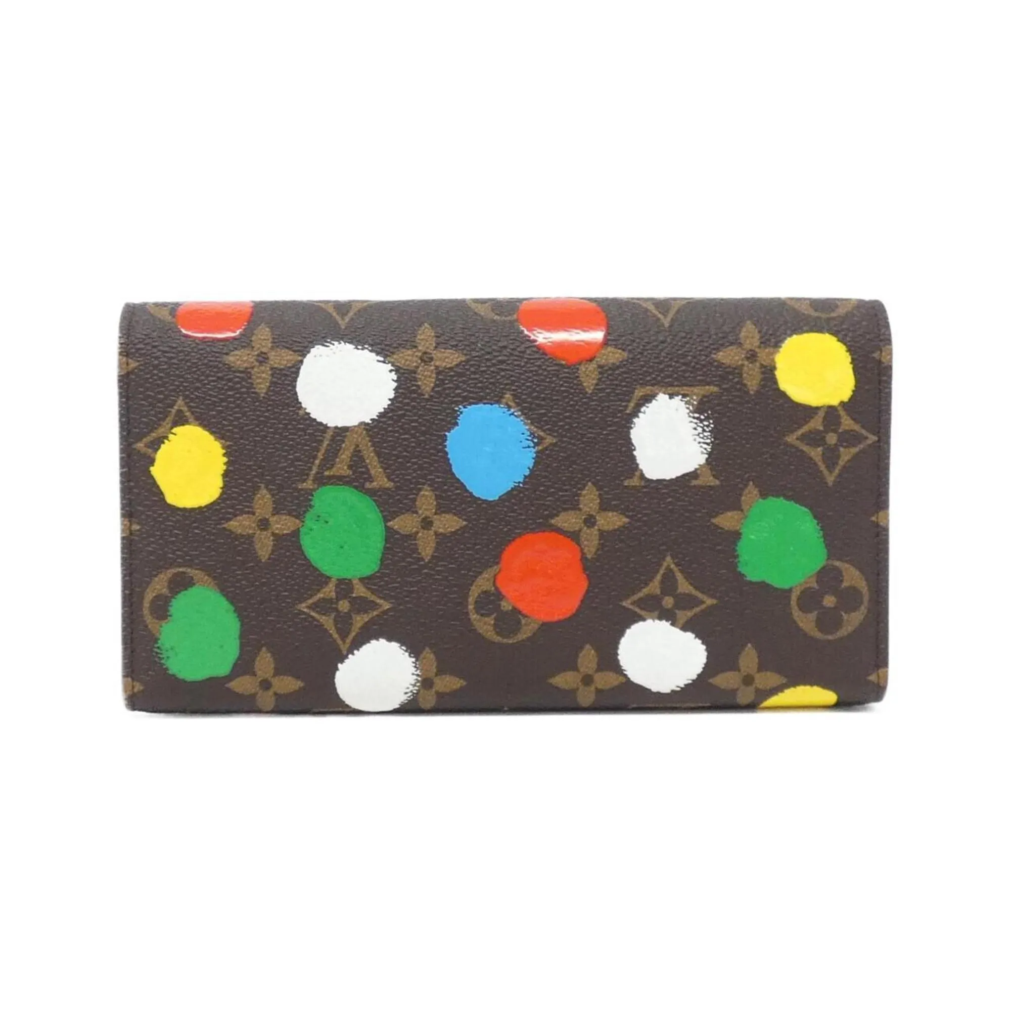 Louis Vuitton Monogram Coated Canvas Long Wallet (Bi-Fold) (Pre-Owned)