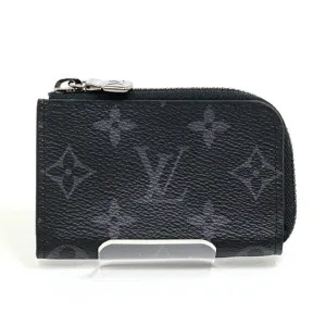 Louis Vuitton Monogram Eclipse Canvas Leather Coin Purse/Coin Case (Pre-Owned)