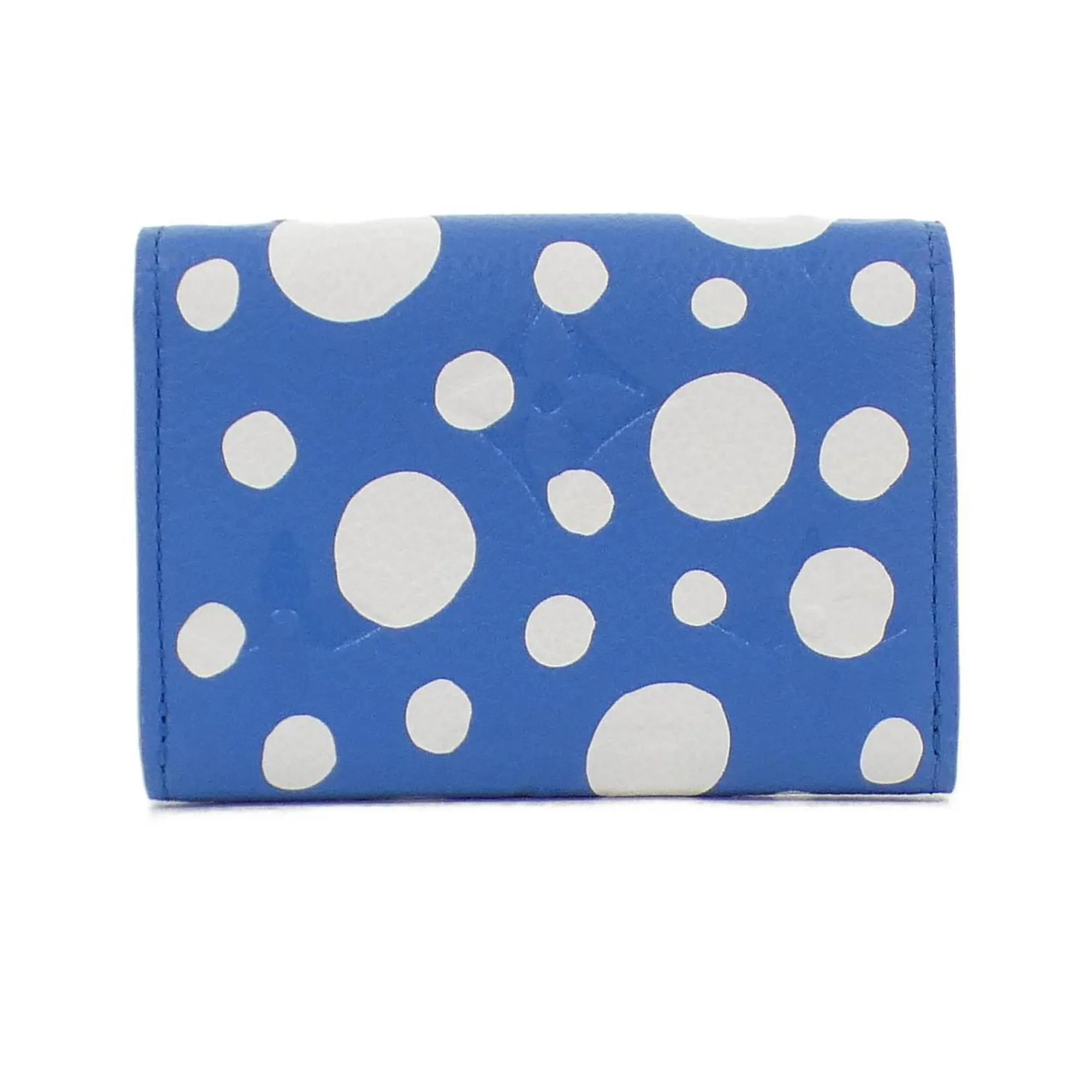 Louis Vuitton Monogram Empreinte Blanc blue Leather Coin Purse/Coin Case (Pre-Owned)