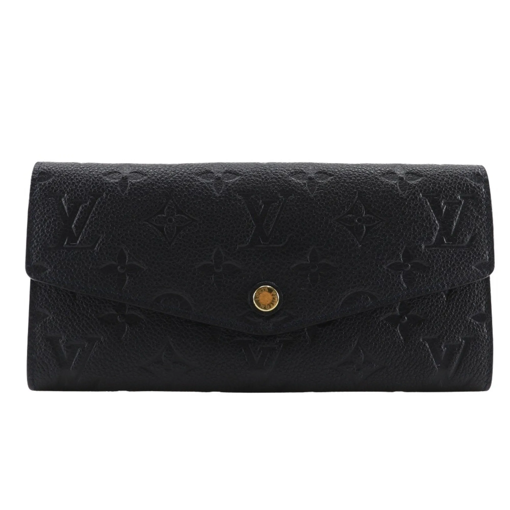 Louis Vuitton Monogram Empreinte Noir Monogram Empreinte Long Wallet (Bi-Fold) (Pre-Owned)