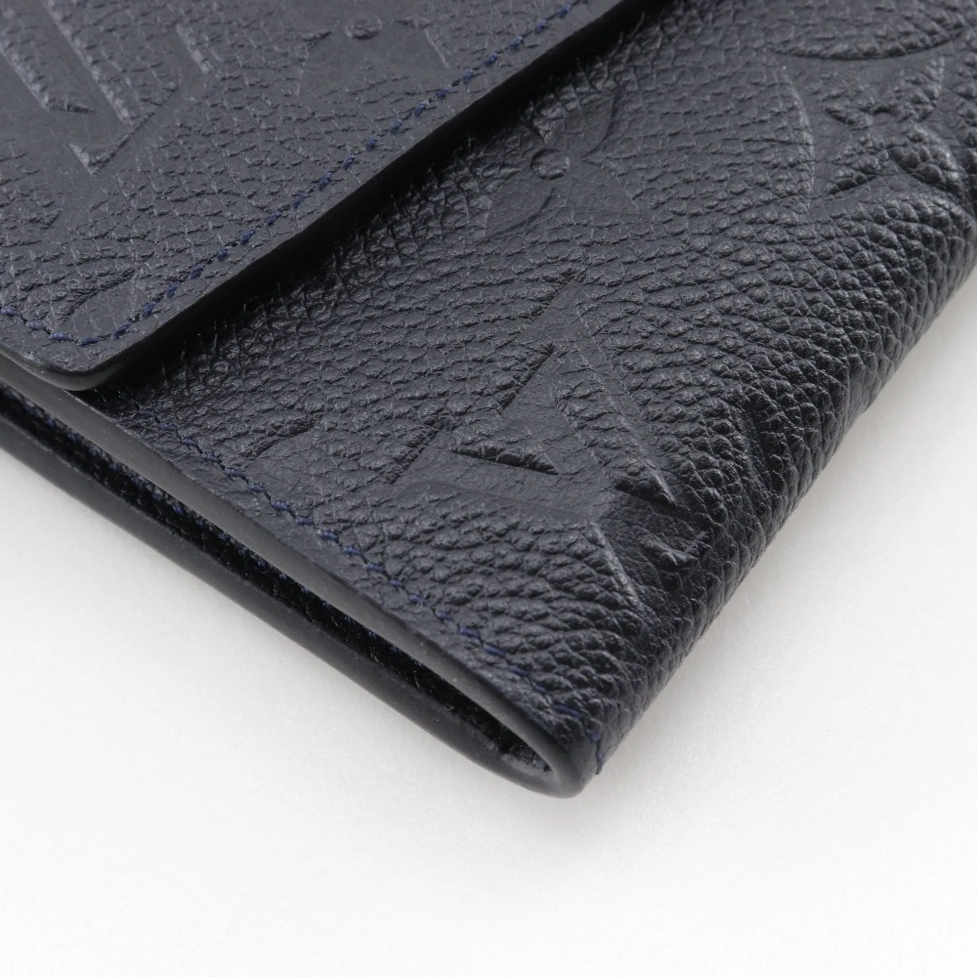 Louis Vuitton Monogram Empreinte Noir Monogram Empreinte Long Wallet (Bi-Fold) (Pre-Owned)