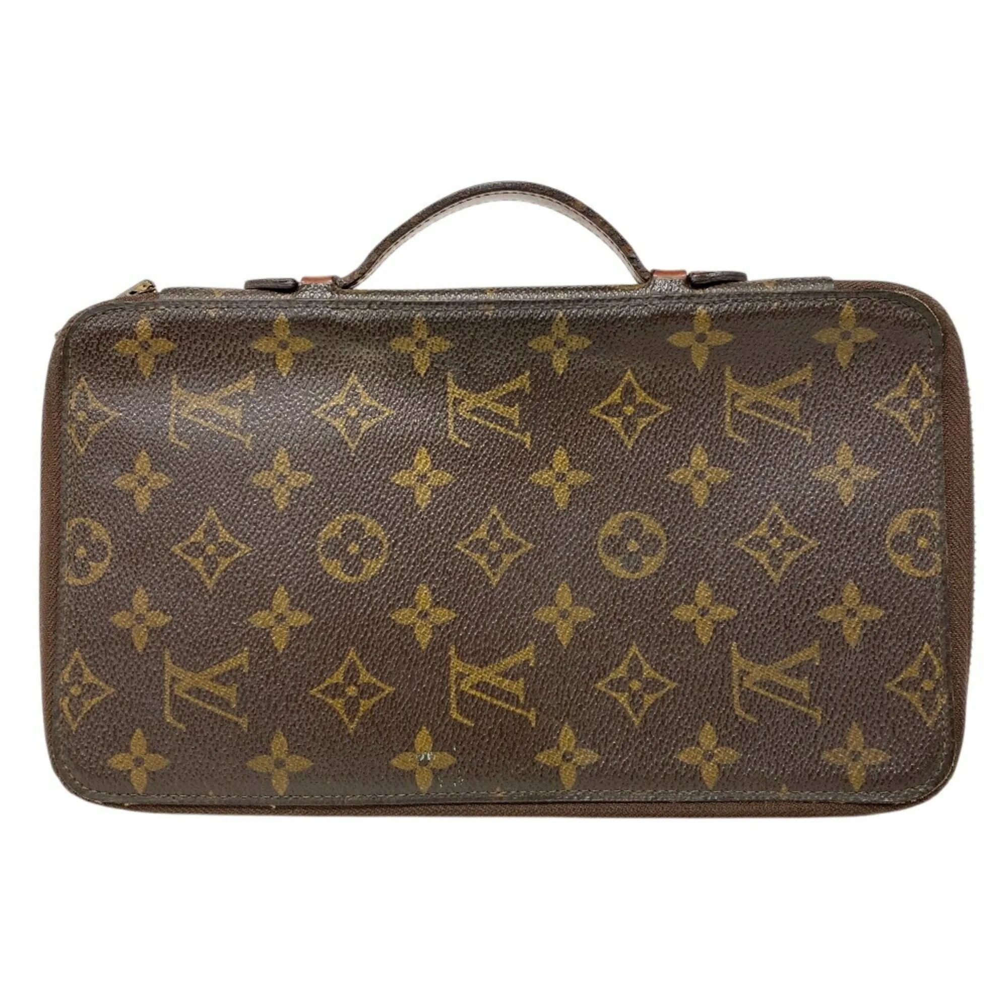 Louis Vuitton Monogram Leather Long Wallet (Bi-Fold) (Pre-Owned)