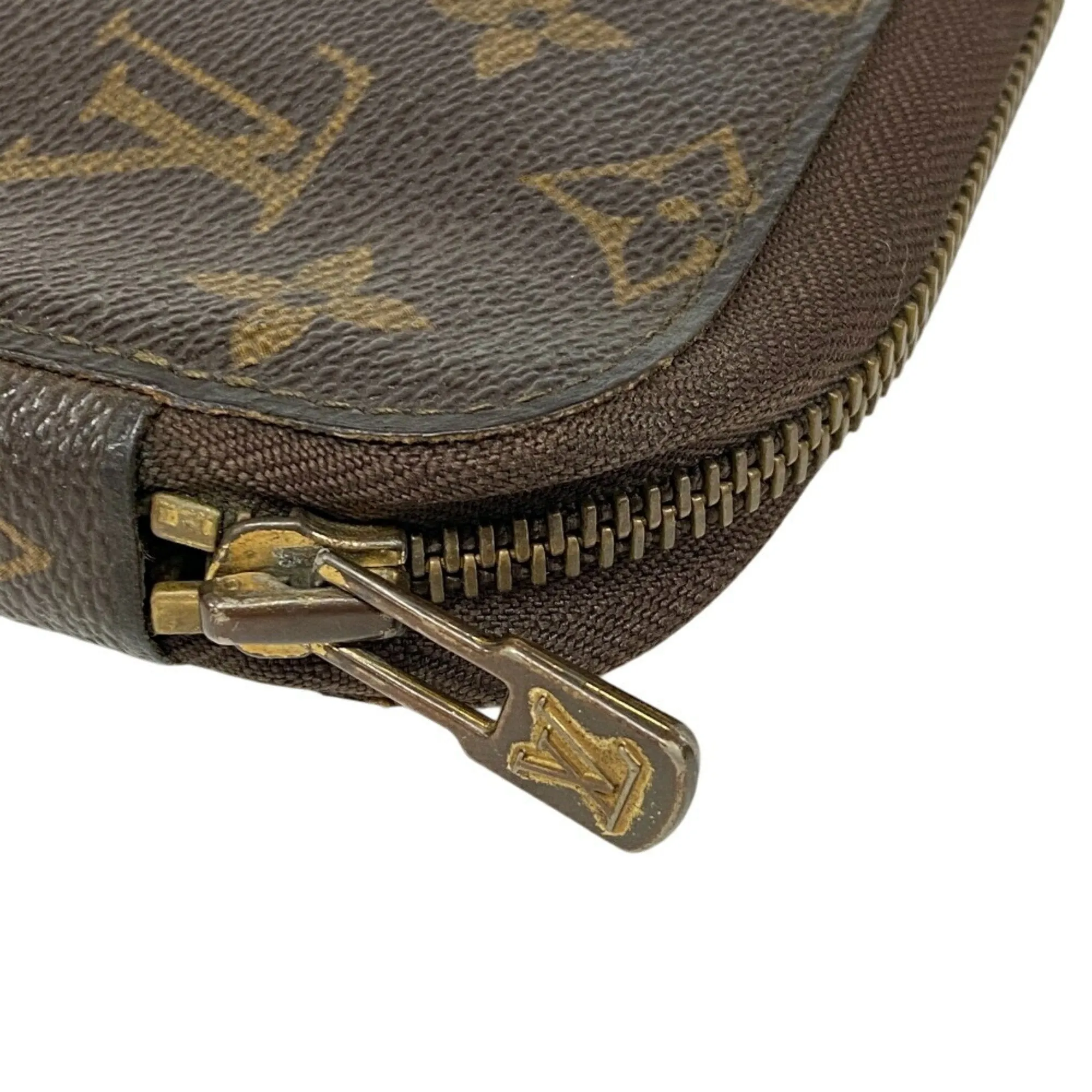 Louis Vuitton Monogram Leather Long Wallet (Bi-Fold) (Pre-Owned)