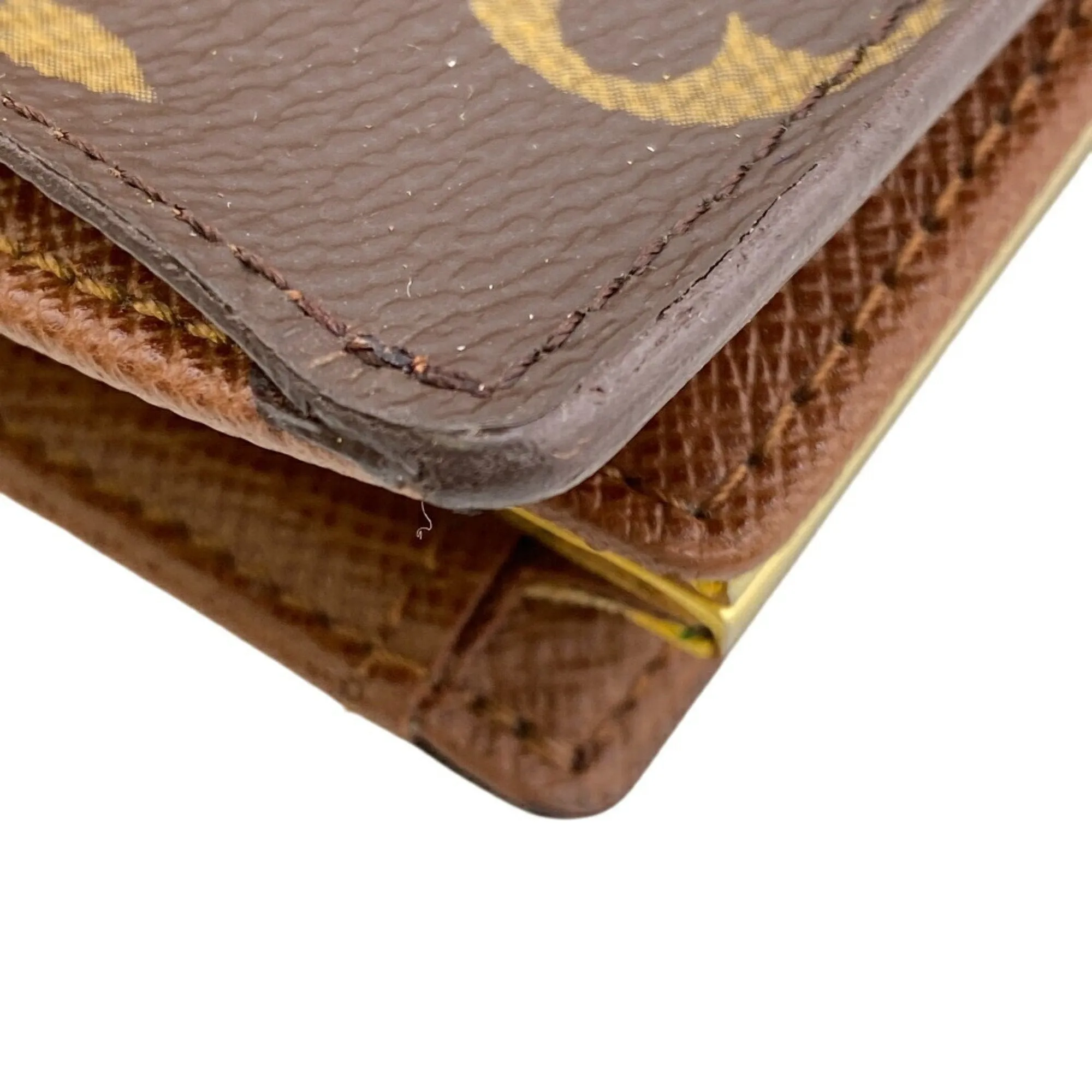 Louis Vuitton Monogram Leather Wallet (Bi-Fold) (Pre-Owned)