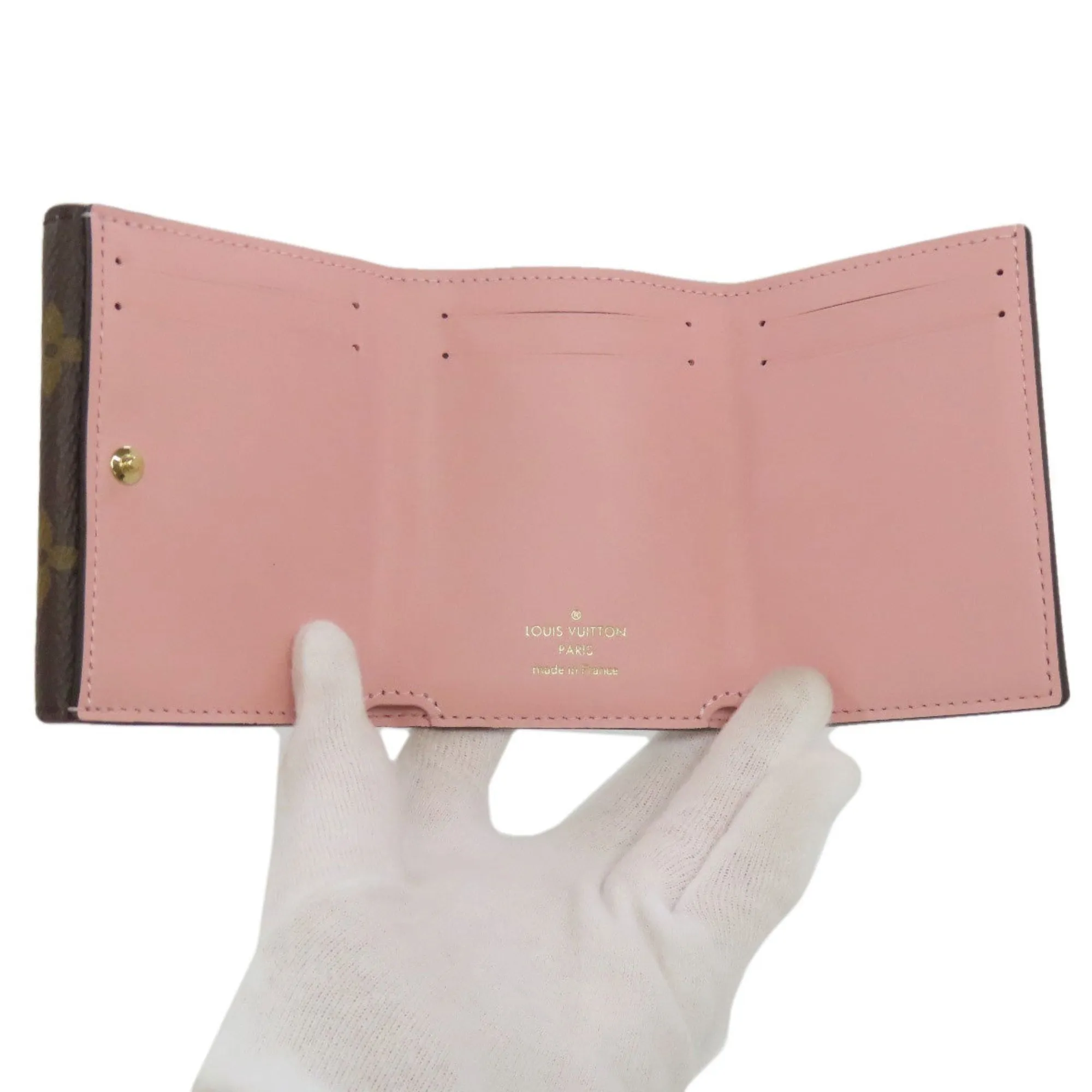 Louis Vuitton Monogram Monogram Rose Ballerine Monogram Wallet (Tri-Fold) (Pre-Owned)