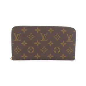 Louis Vuitton Monogram pink Marron Coated Canvas Long Wallet (Bi-Fold) (Pre-Owned)