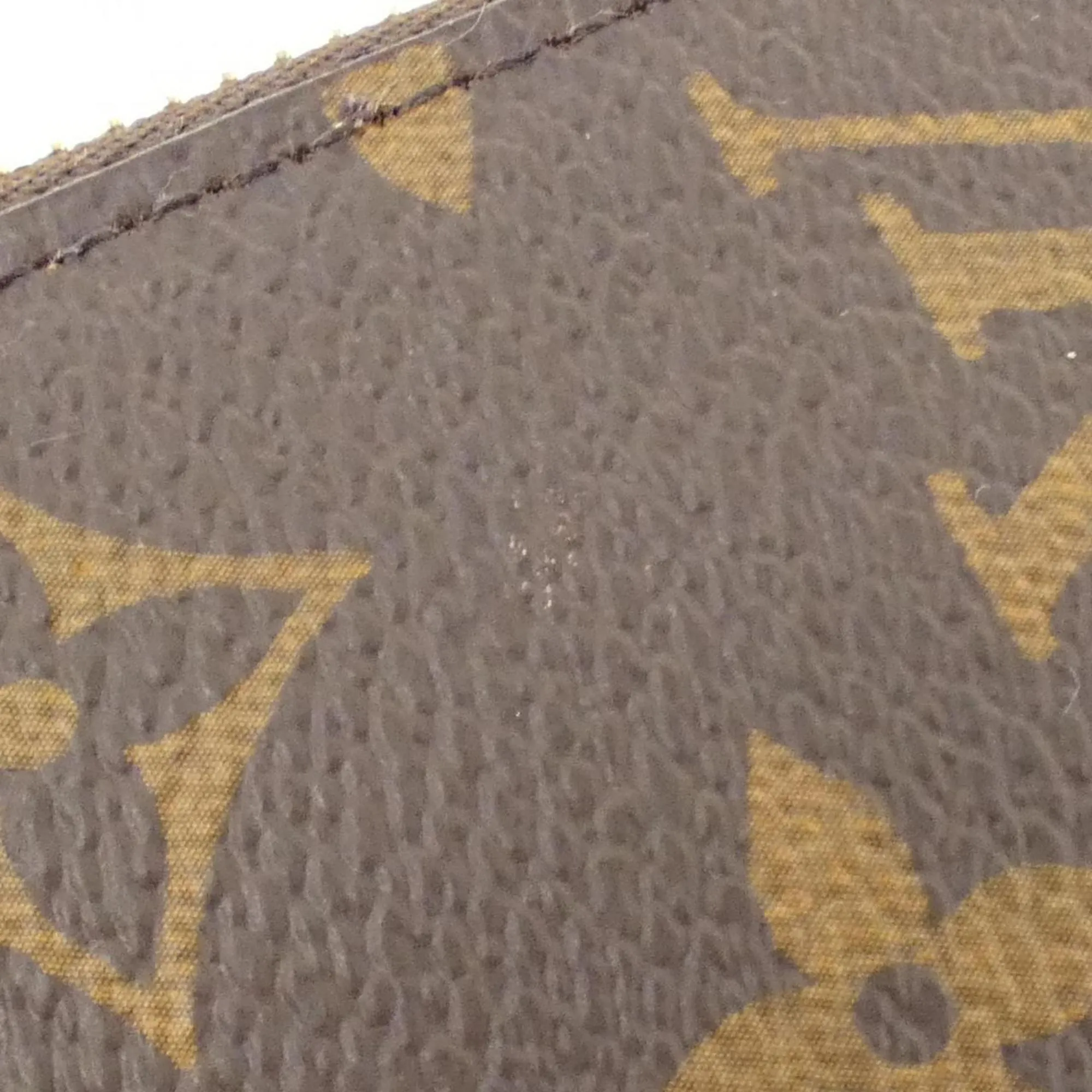 Louis Vuitton Monogram pink Marron Coated Canvas Long Wallet (Bi-Fold) (Pre-Owned)