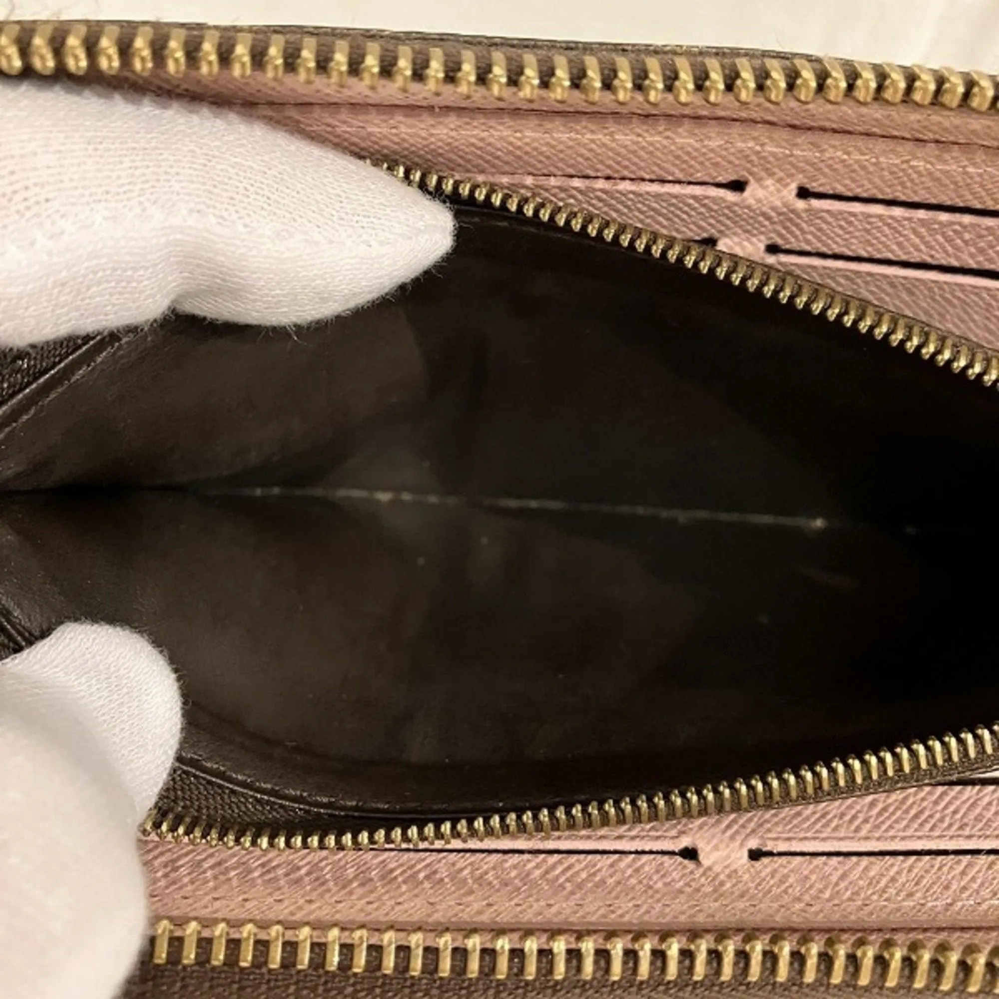Louis Vuitton Monogram Rose Ballerine Monogram Long Wallet (Bi-Fold) (Pre-Owned)