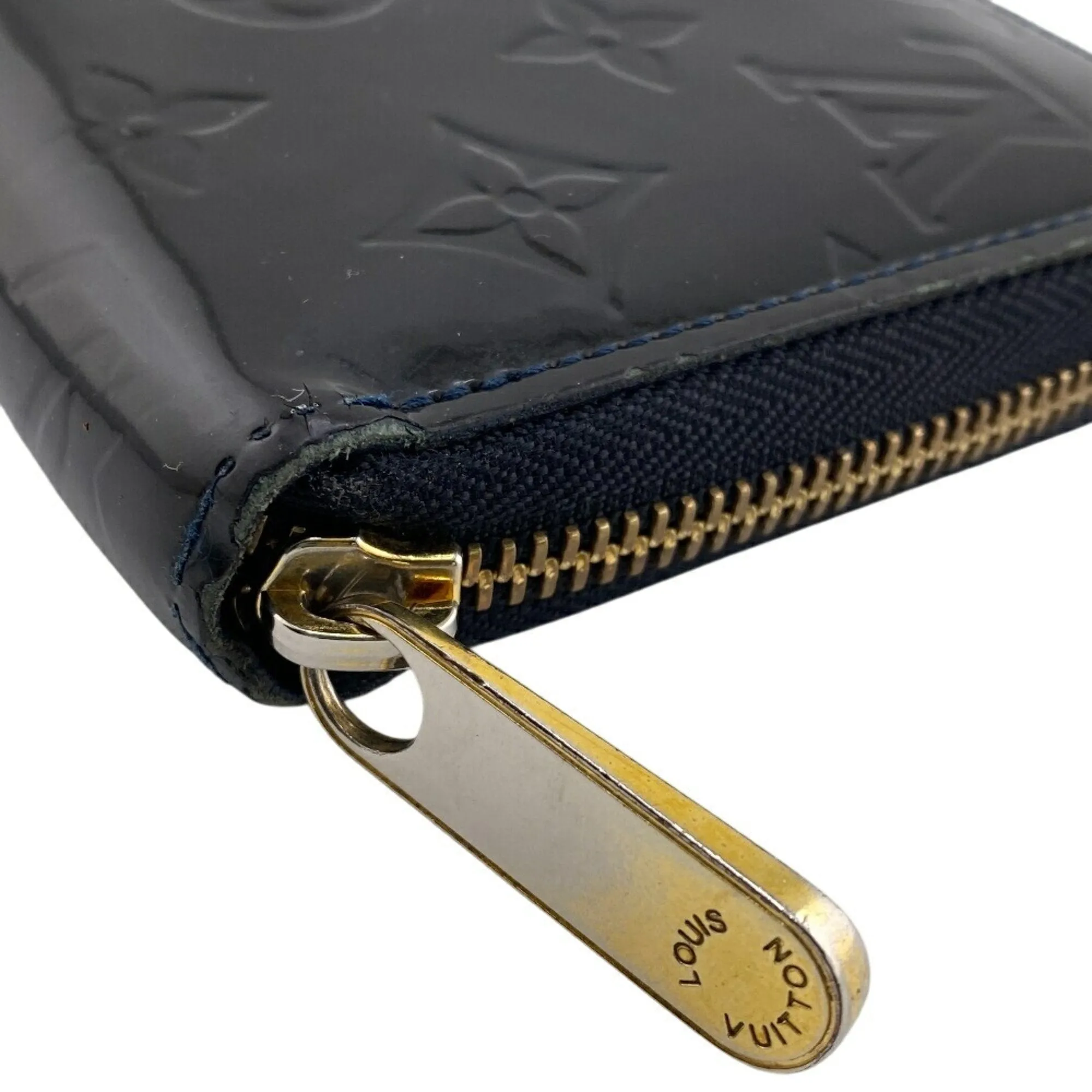Louis Vuitton Monogram Vernis Leather Long Wallet (Bi-Fold) (Pre-Owned)