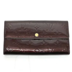 Louis Vuitton Monogram Vernis Monogram Vernis Long Wallet (Bi-Fold) (Pre-Owned)