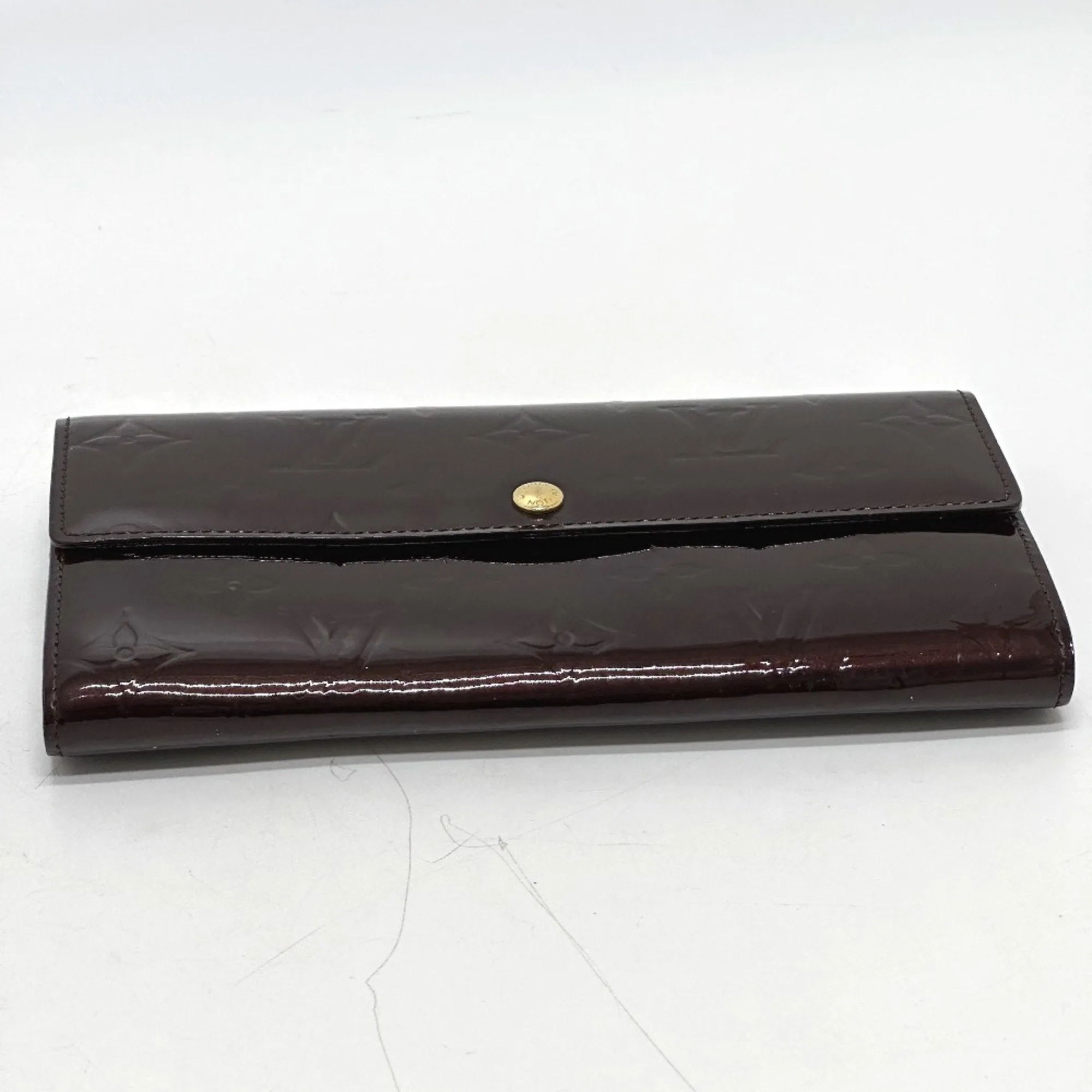 Louis Vuitton Monogram Vernis Monogram Vernis Long Wallet (Bi-Fold) (Pre-Owned)