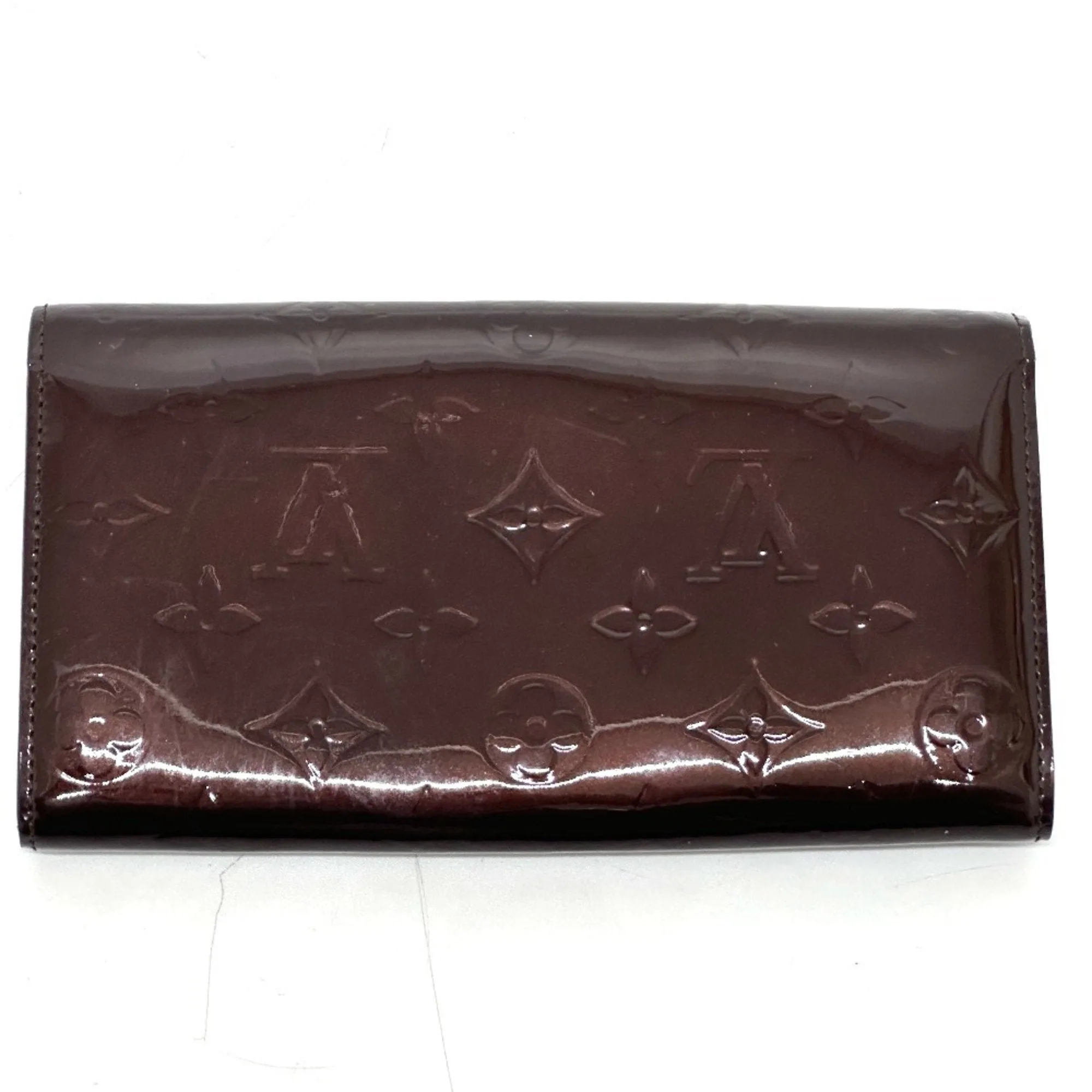 Louis Vuitton Monogram Vernis Monogram Vernis Long Wallet (Bi-Fold) (Pre-Owned)