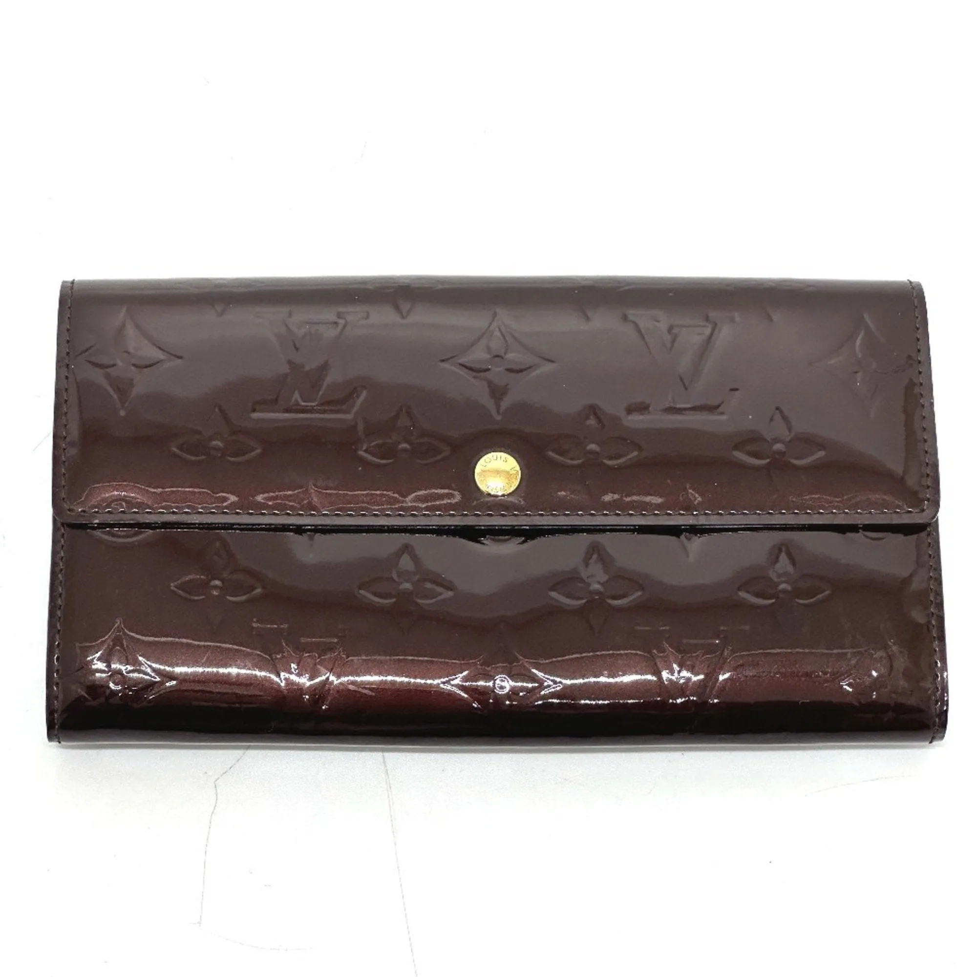 Louis Vuitton Monogram Vernis Monogram Vernis Long Wallet (Bi-Fold) (Pre-Owned)