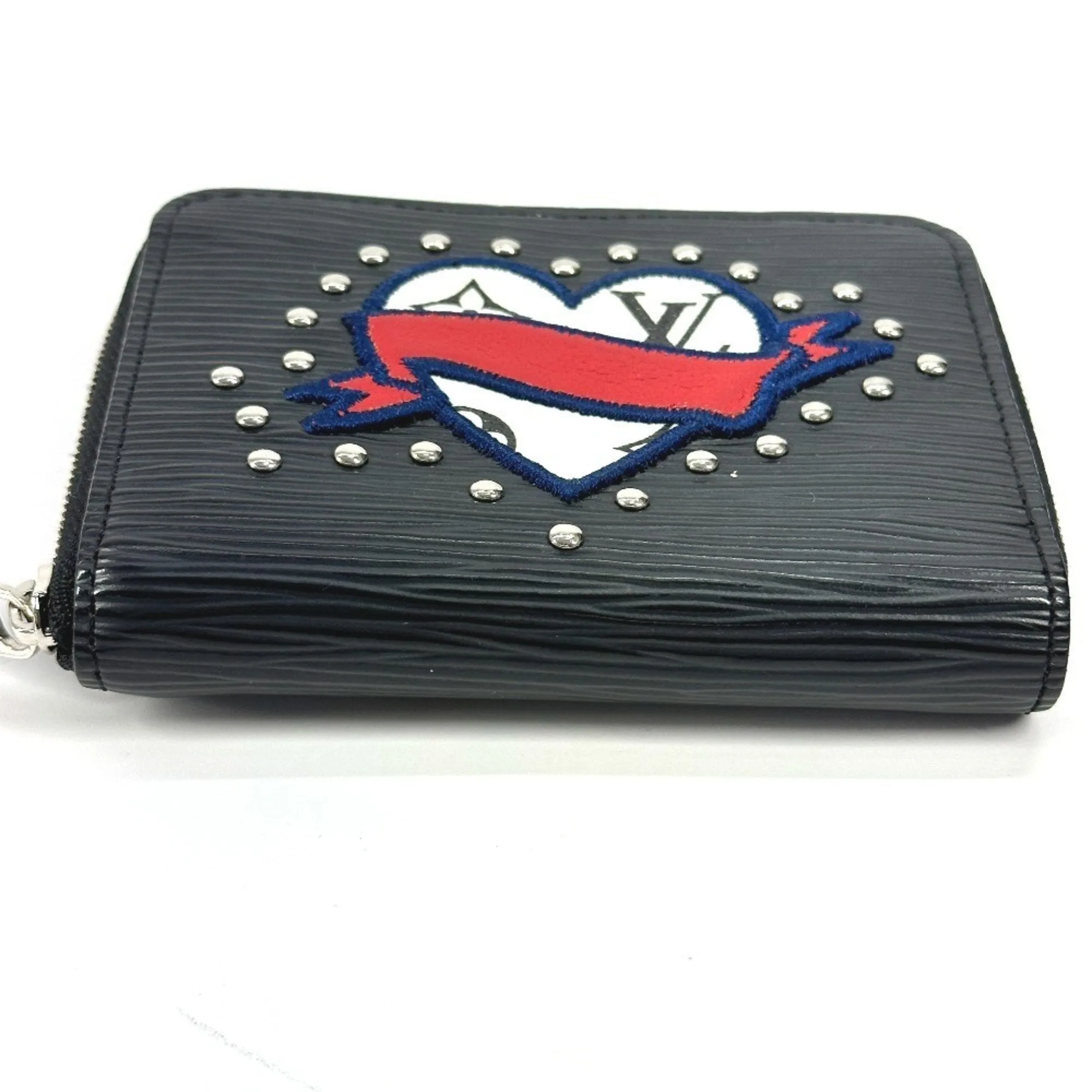 Louis Vuitton Noir Epi Leather Coin Purse/Coin Case (Pre-Owned)