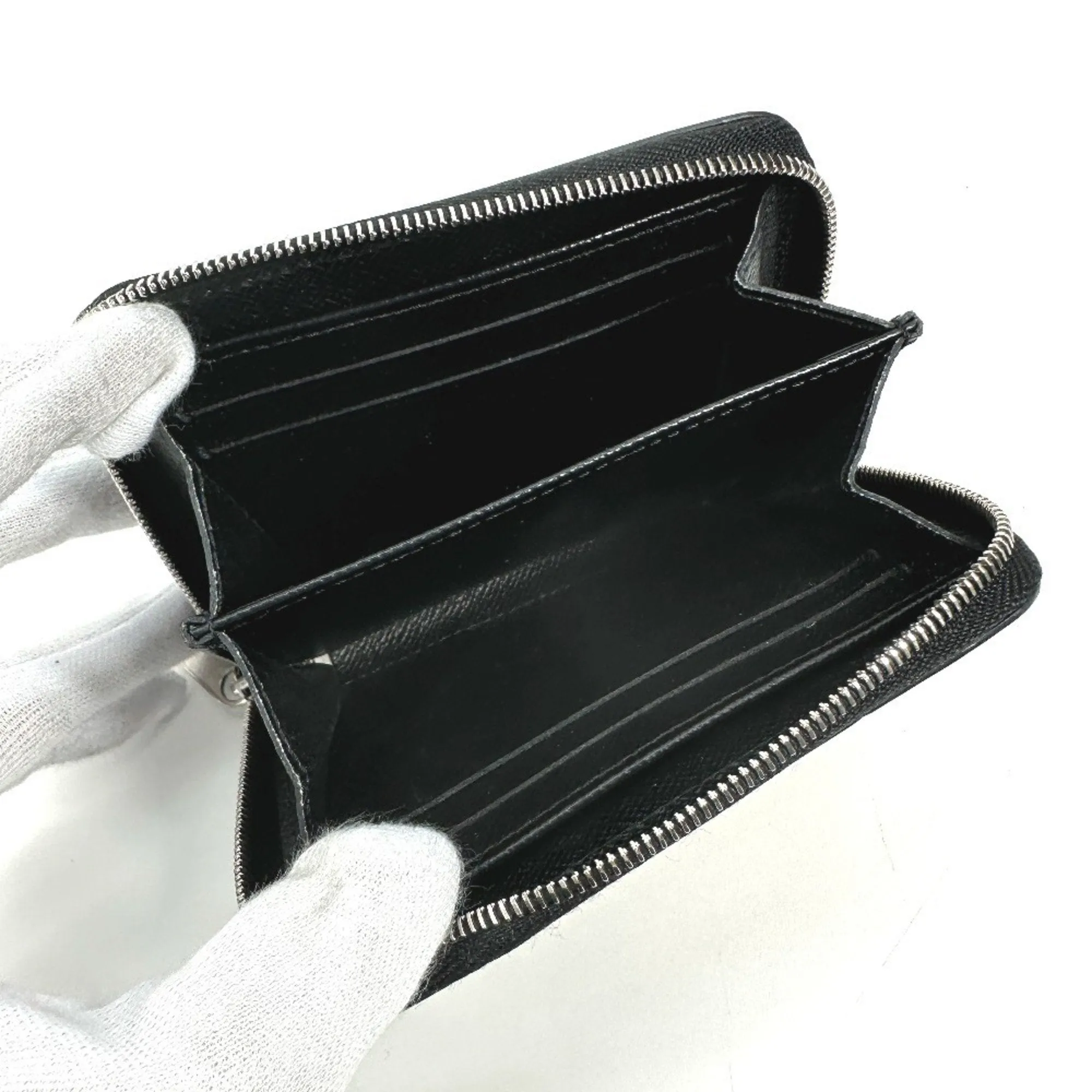 Louis Vuitton Noir Epi Leather Coin Purse/Coin Case (Pre-Owned)