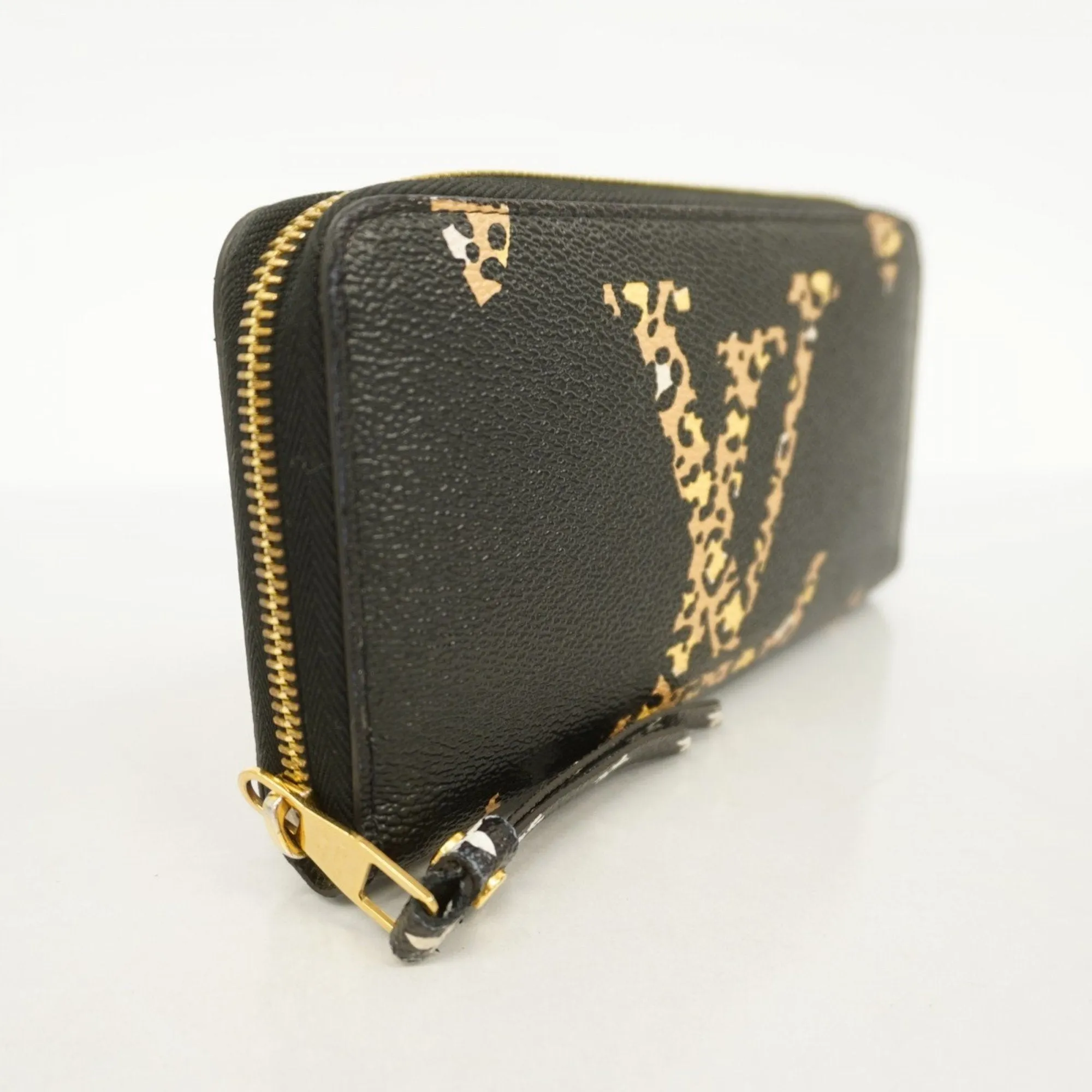Louis Vuitton Noir Long Wallet (Bi-Fold) (Pre-Owned)