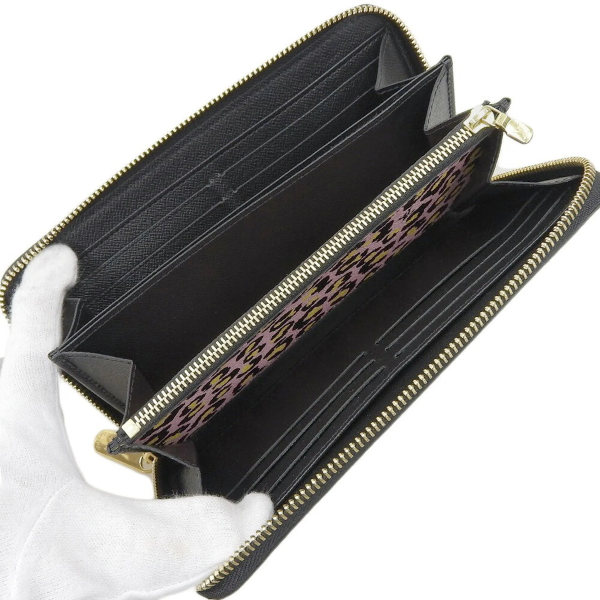 Louis Vuitton Noir Monogram Long Wallet (Bi-Fold) (Pre-Owned)