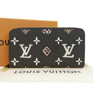Louis Vuitton Noir Monogram Long Wallet (Bi-Fold) (Pre-Owned)
