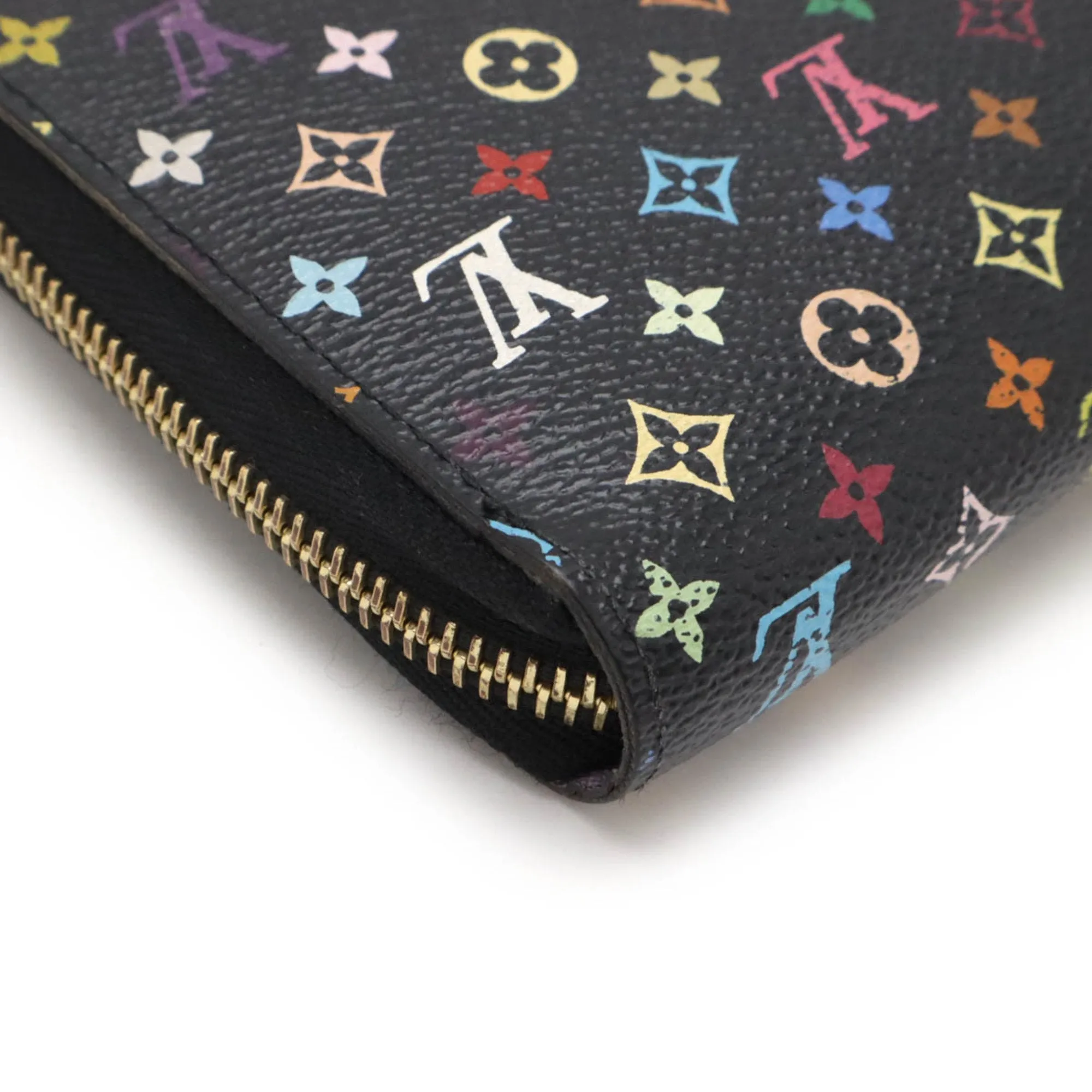 Louis Vuitton Noir Pvc Long Wallet (Bi-Fold) (Pre-Owned)