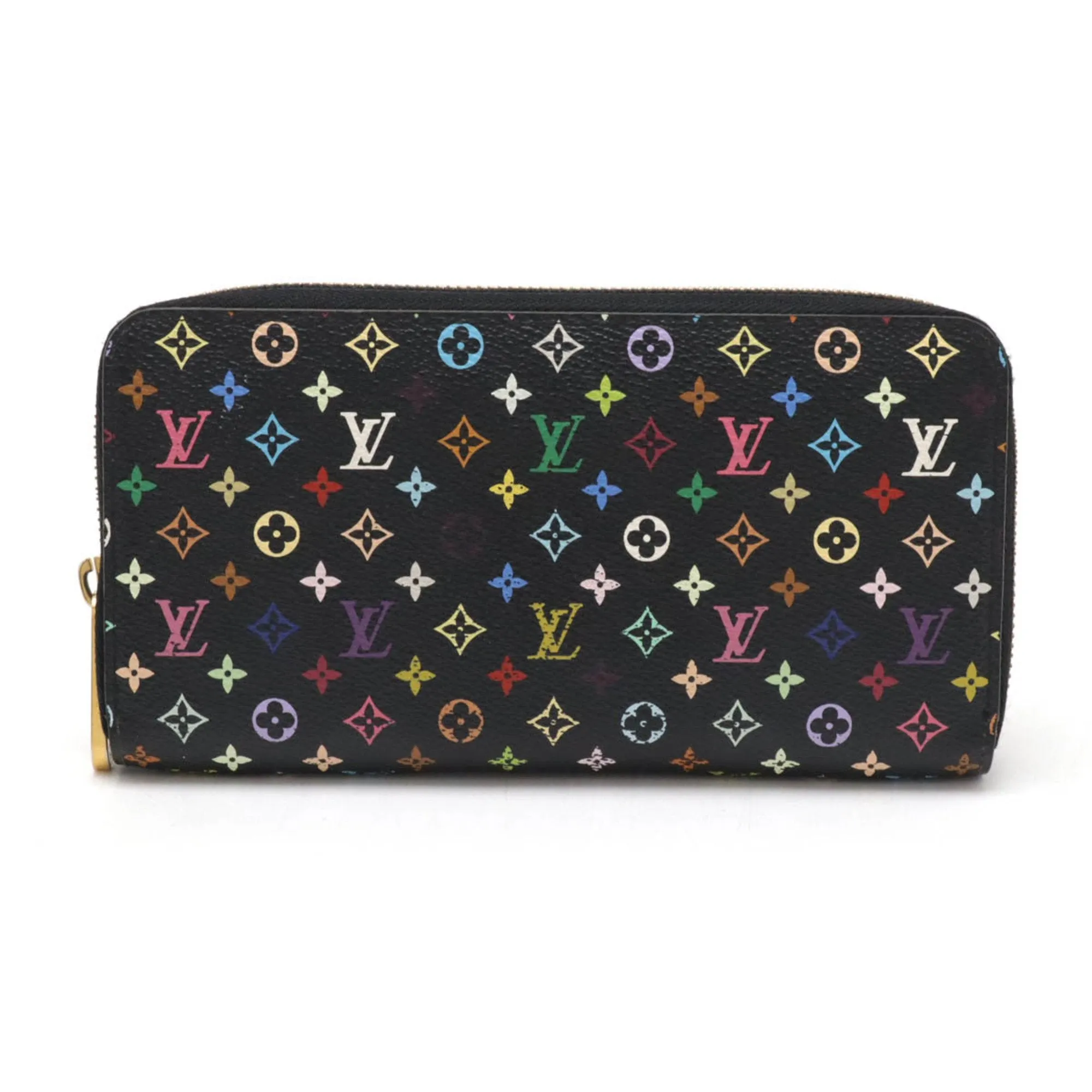 Louis Vuitton Noir Pvc Long Wallet (Bi-Fold) (Pre-Owned)