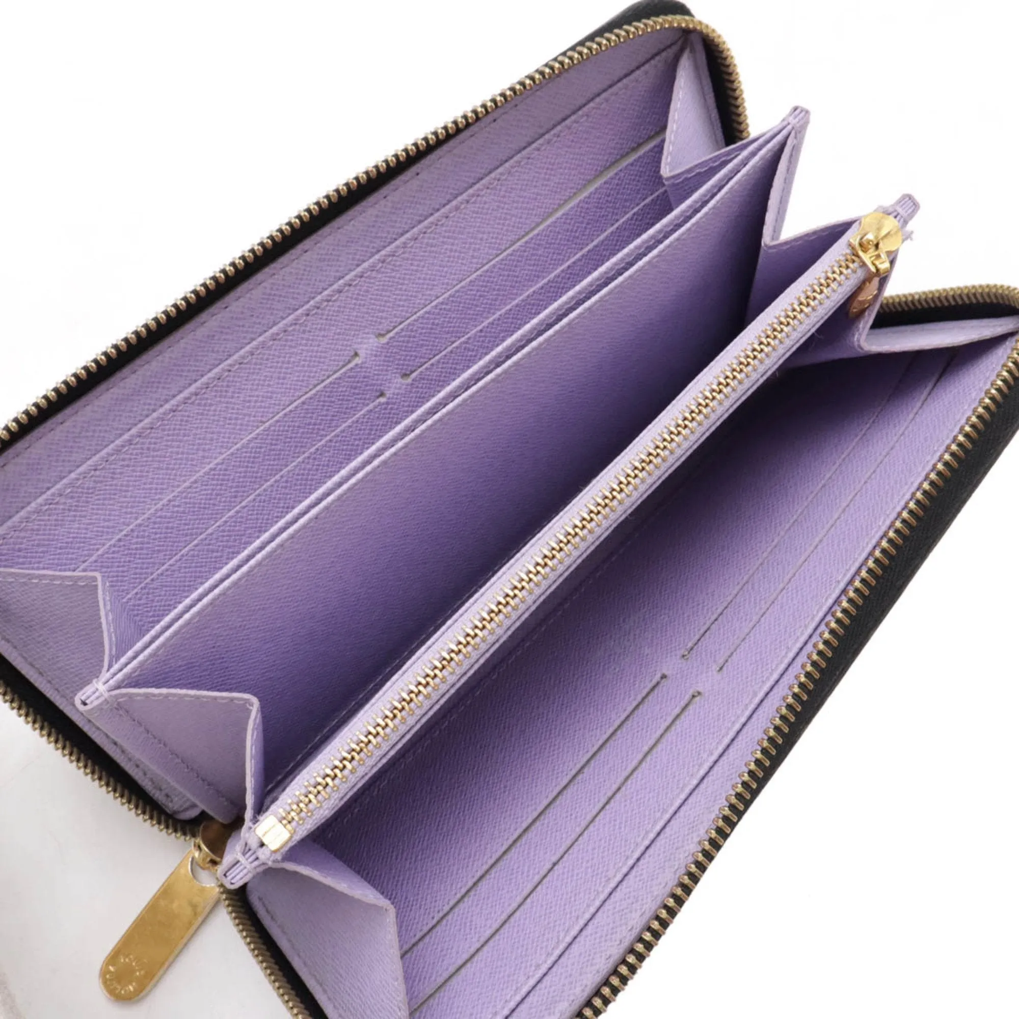 Louis Vuitton Noir Pvc Long Wallet (Bi-Fold) (Pre-Owned)