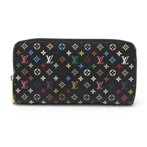 Louis Vuitton Noir Pvc Long Wallet (Bi-Fold) (Pre-Owned)